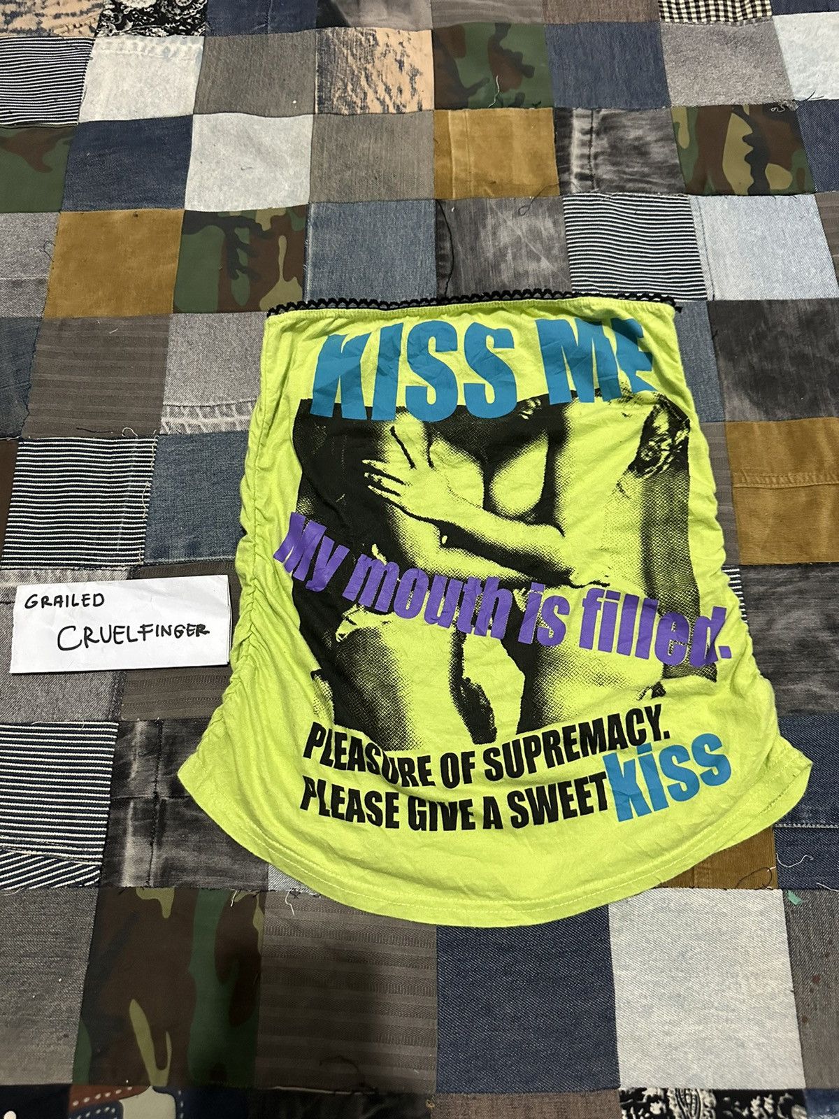 Other Shake Shake 2 Women Art Kiss Me strapless Top Size S / US 4 / IT 40 - 6 Thumbnail