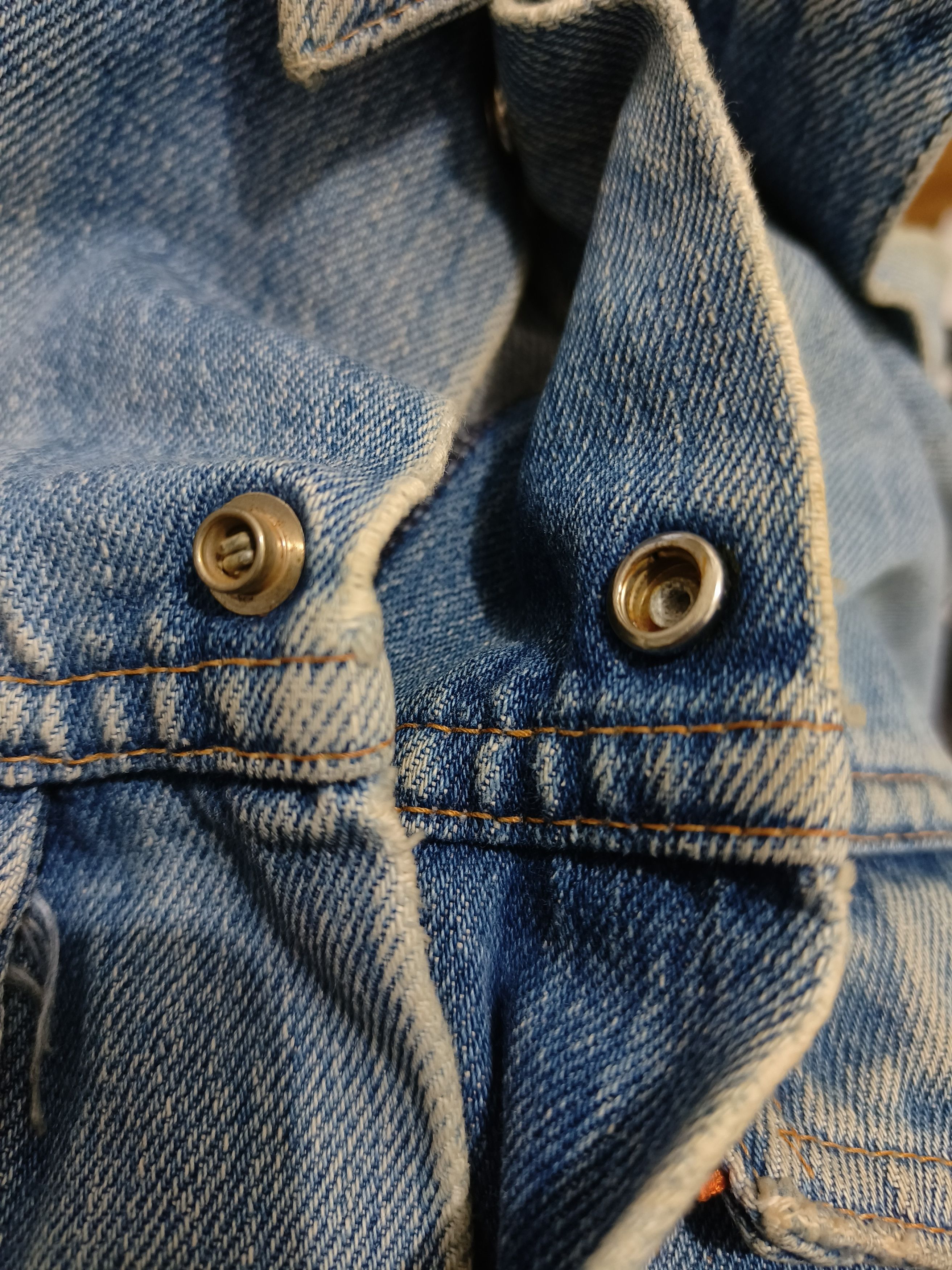 Levi's Vintage 70s Levi's 70705 0317 Orange Tab USA Denim Jacket Size US XS / EU 42 / 0 - 8 Thumbnail