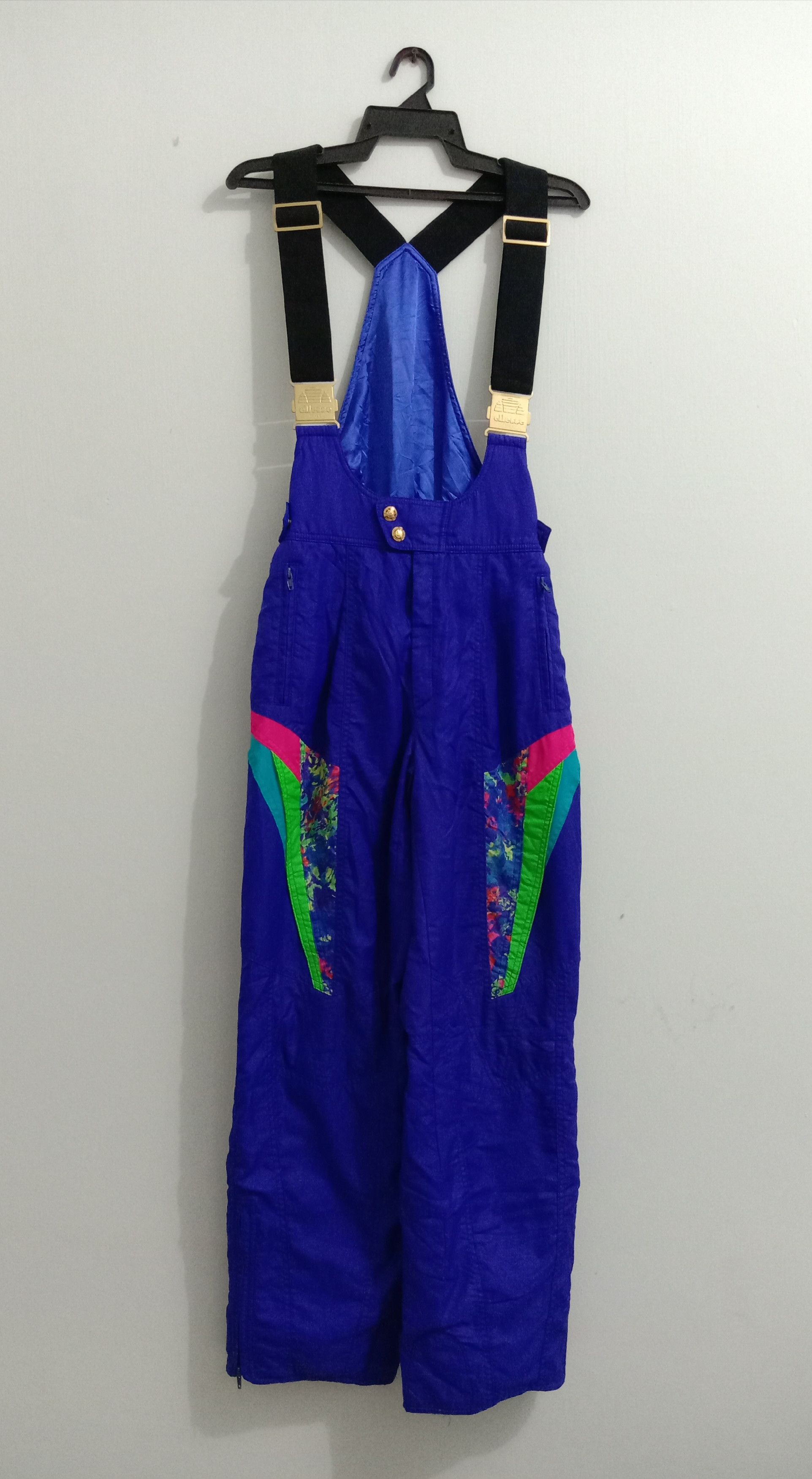 Ellesse Vintage Ellesse Ski Jumpsuit Overalls Multicolour Pants Size US 33 - 9 Thumbnail