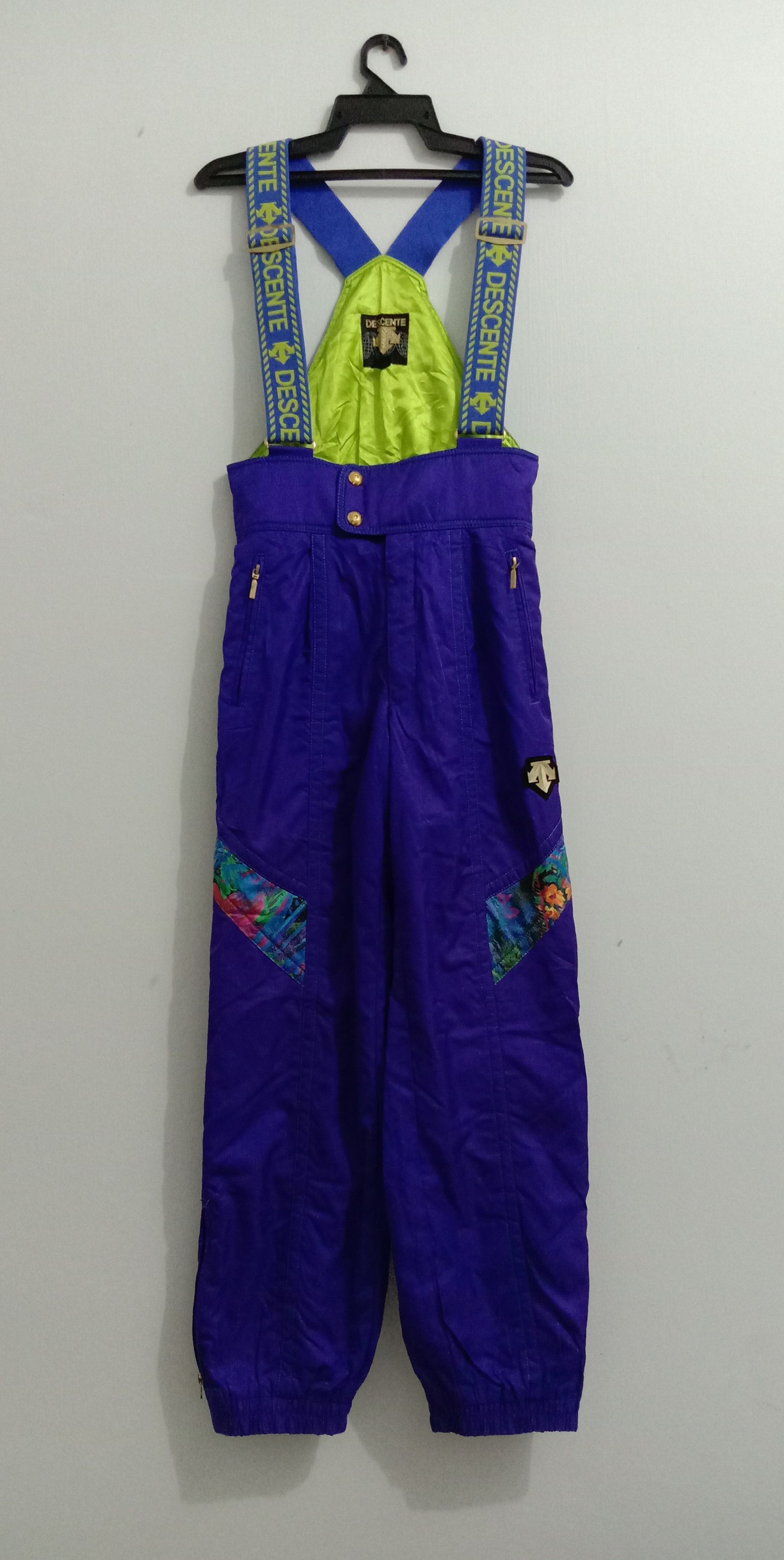 Descente Vintage Descente Ski Jumpsuit Overalls Multicolour Pants Size US 30 / EU 46 - 9 Thumbnail