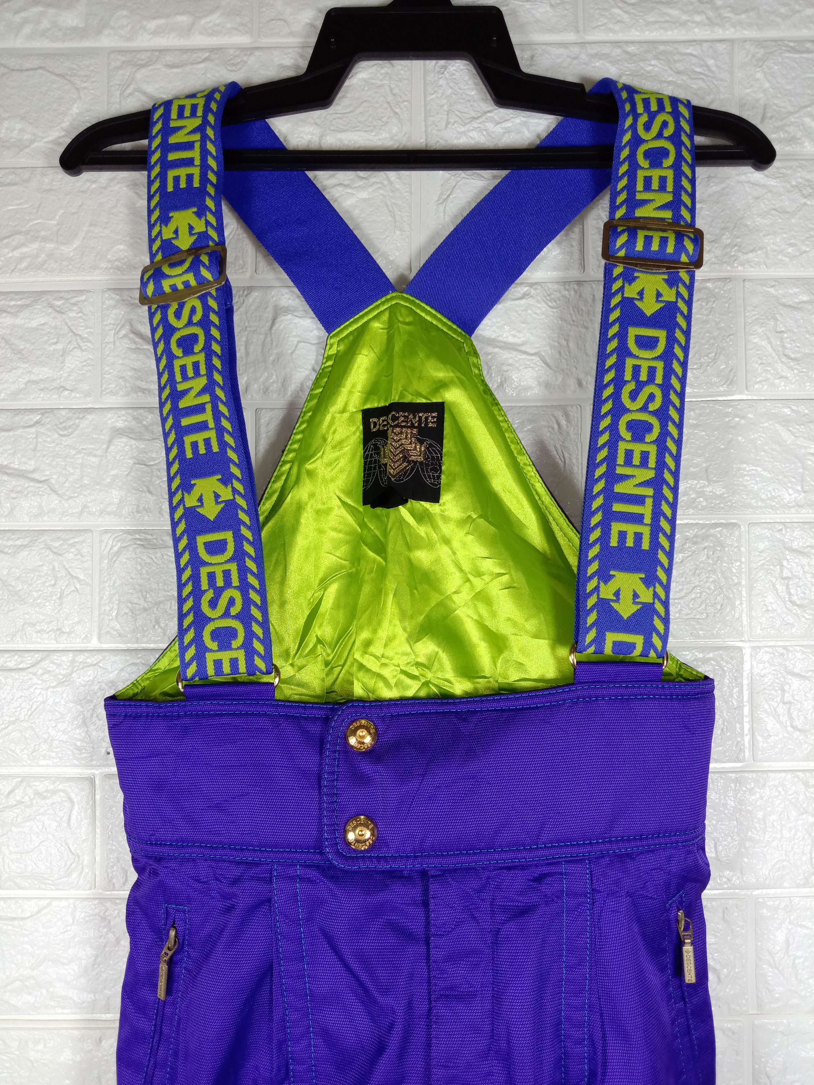 Descente Vintage Descente Ski Jumpsuit Overalls Multicolour Pants Size US 30 / EU 46 - 10 Thumbnail