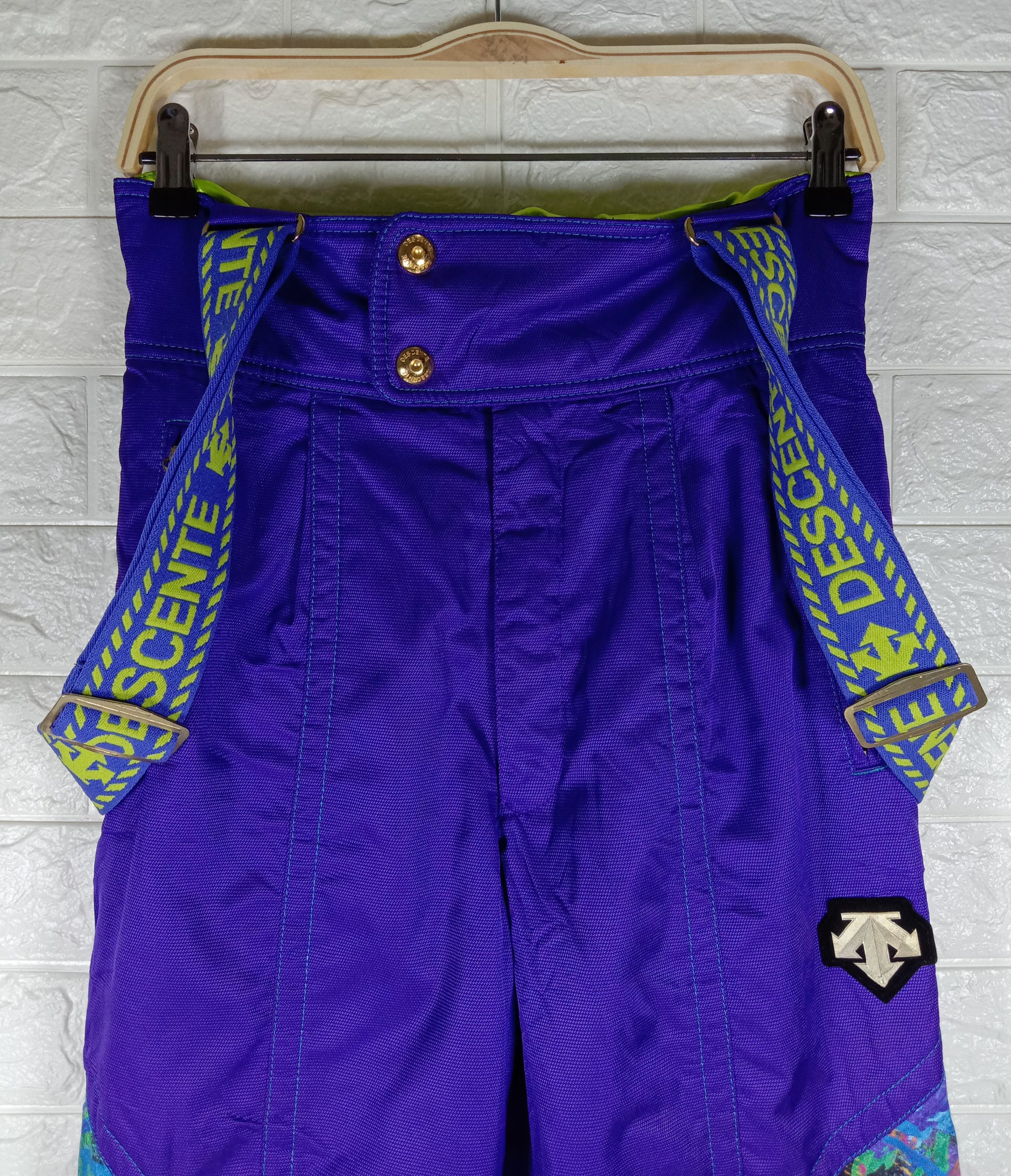 Descente Vintage Descente Ski Jumpsuit Overalls Multicolour Pants Size US 30 / EU 46 - 2 Thumbnail