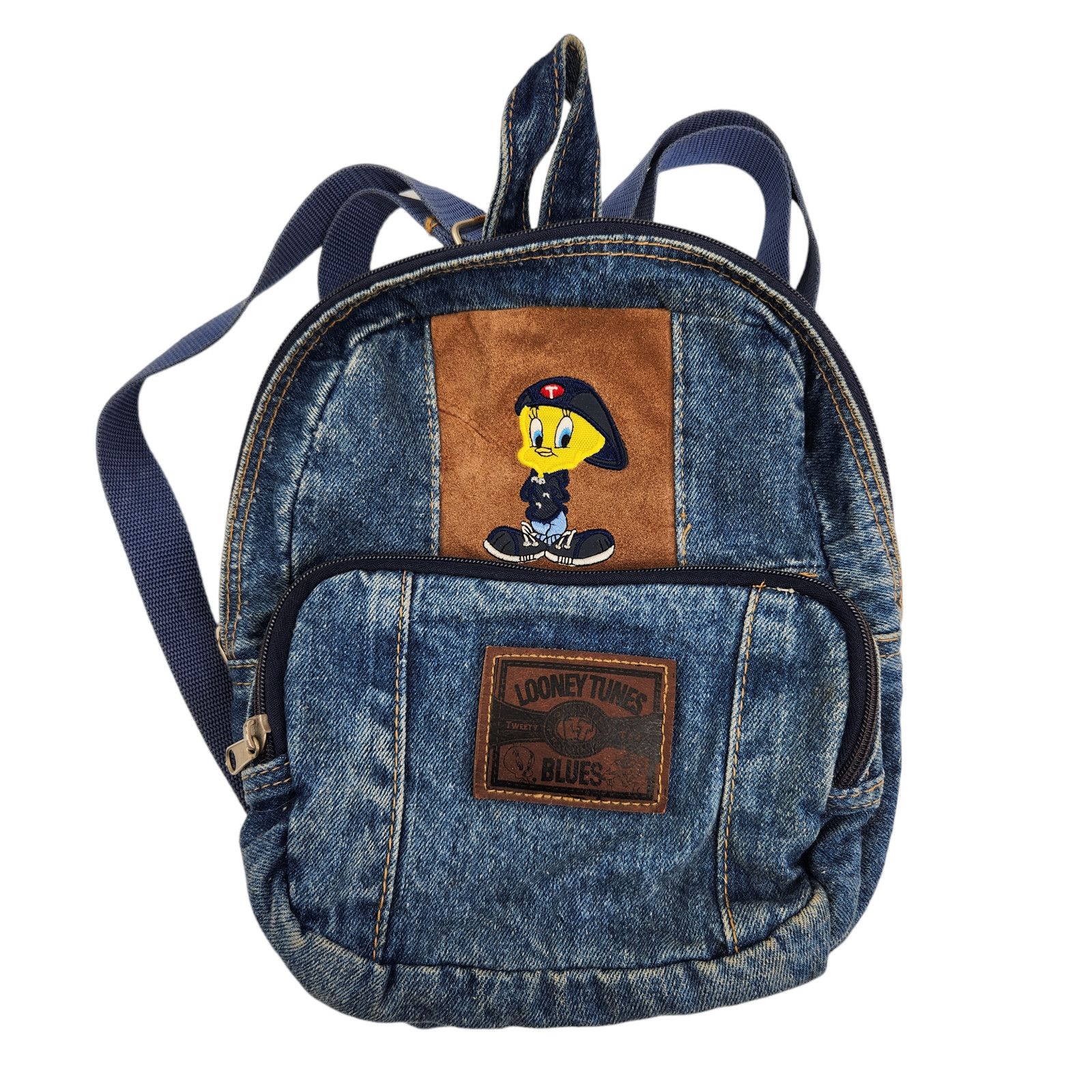 Vintage Vintage Looney Tunes 90s 20s Y2K Tweety Denim Mini  display picture 3