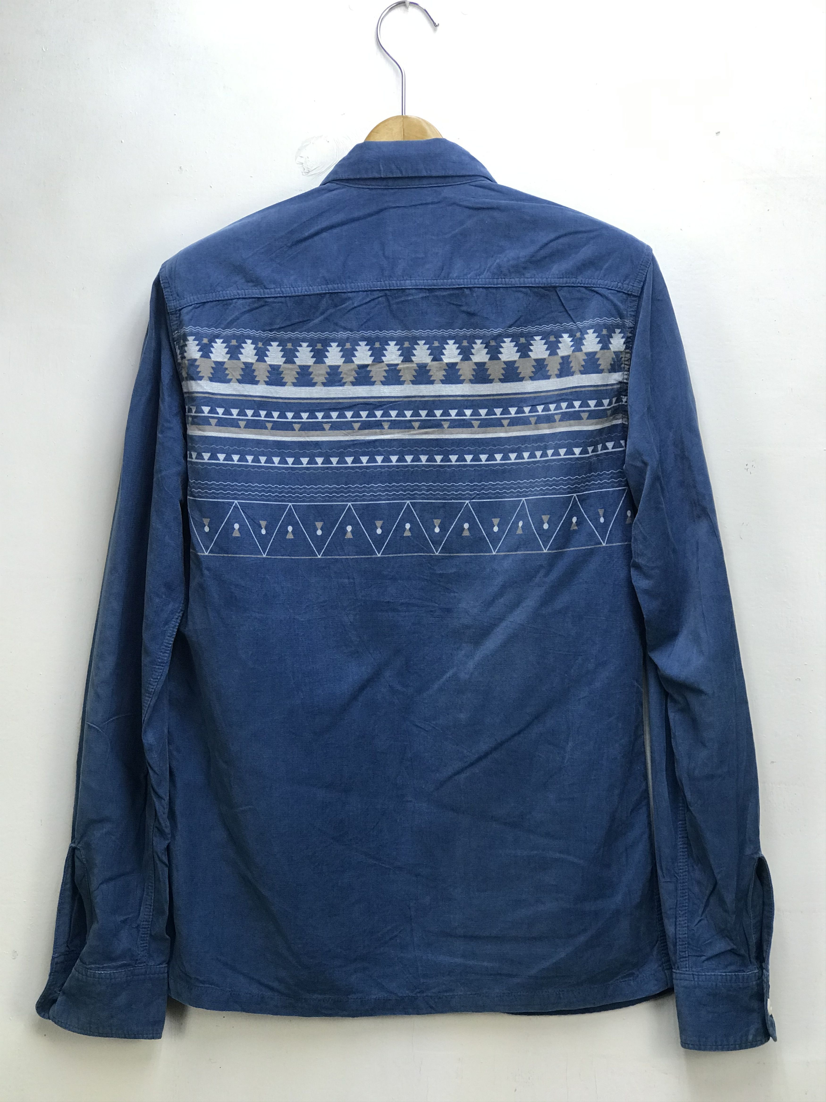 Markaware MARKA JAPAN DESIGNER CURDUROY SHIRT Size US M / EU 48-50 / 2 - 3 Thumbnail