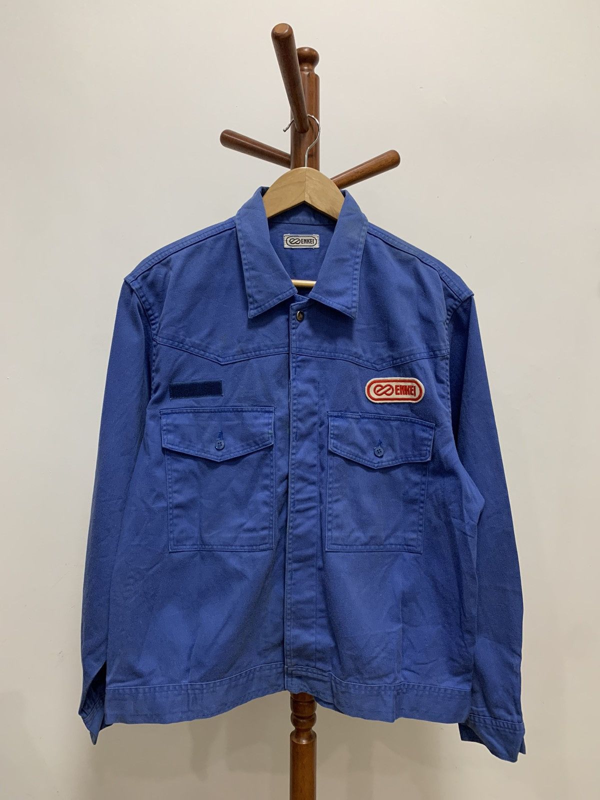Japanese Brand × Sports Specialties × Vintage VINTAGE RARE ENKEI WORKWEAR JACKET Size US M / EU 48-50 / 2 - 1 Thumbnail