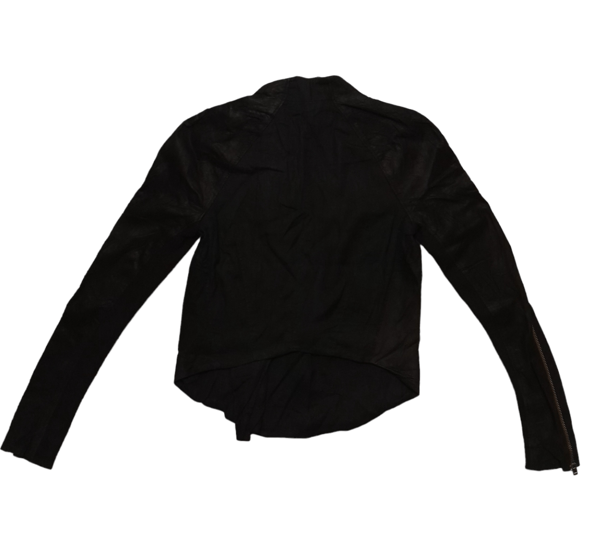 Helmut Lang HELMUT LANG Sheep Leather Women Jacket (S85) Size XXS / US 00 / IT 34 - 2 Thumbnail