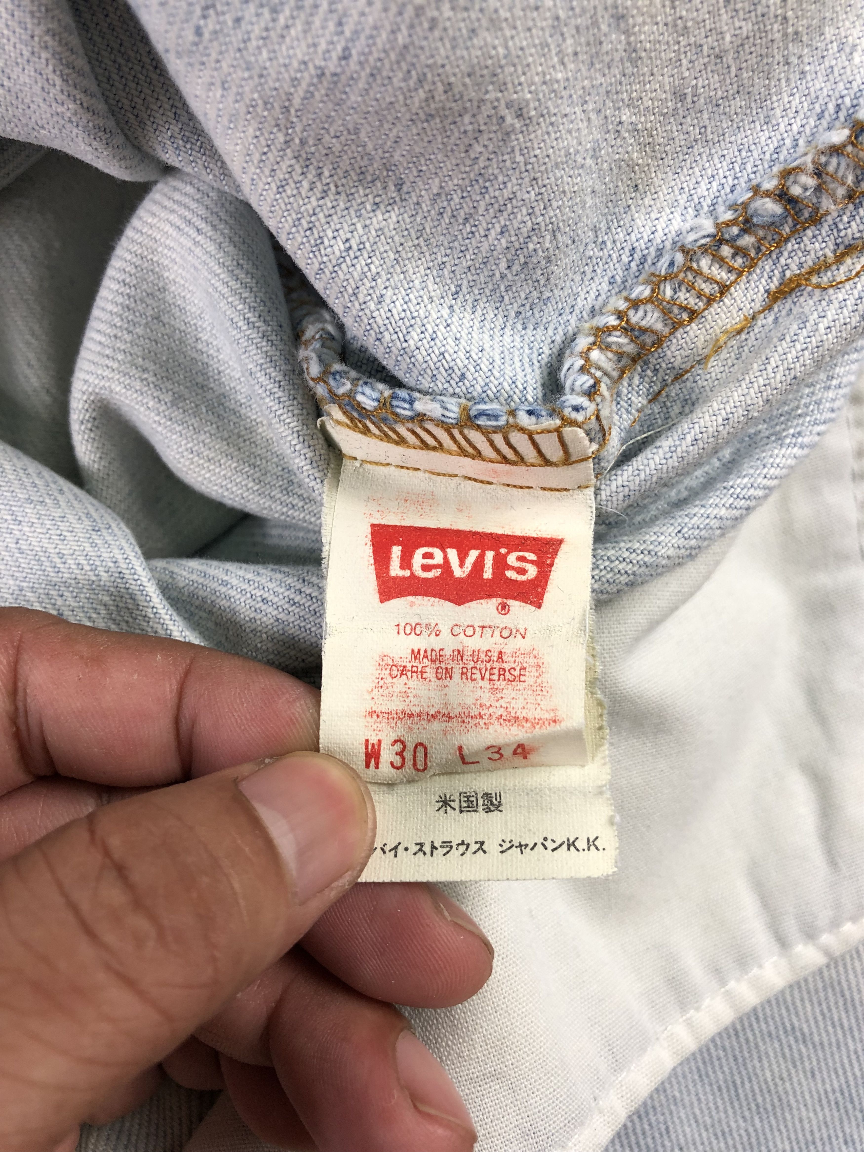 Levi's Light Blue Levis Denim Jeans 28x30 Size US 27 - 4 Thumbnail