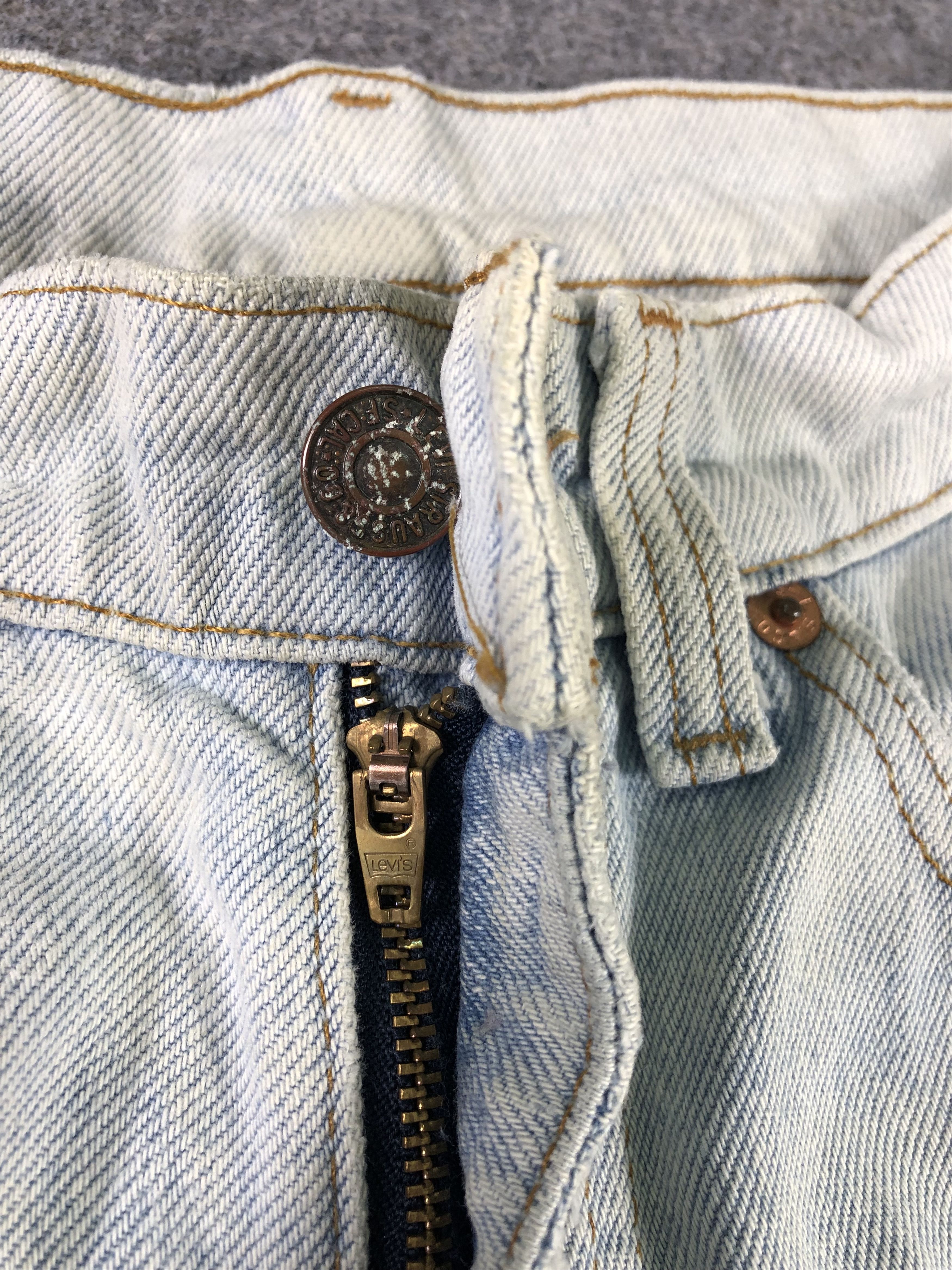 Levi's Light Blue Levis Denim Jeans 28x30 Size US 27 - 3 Thumbnail