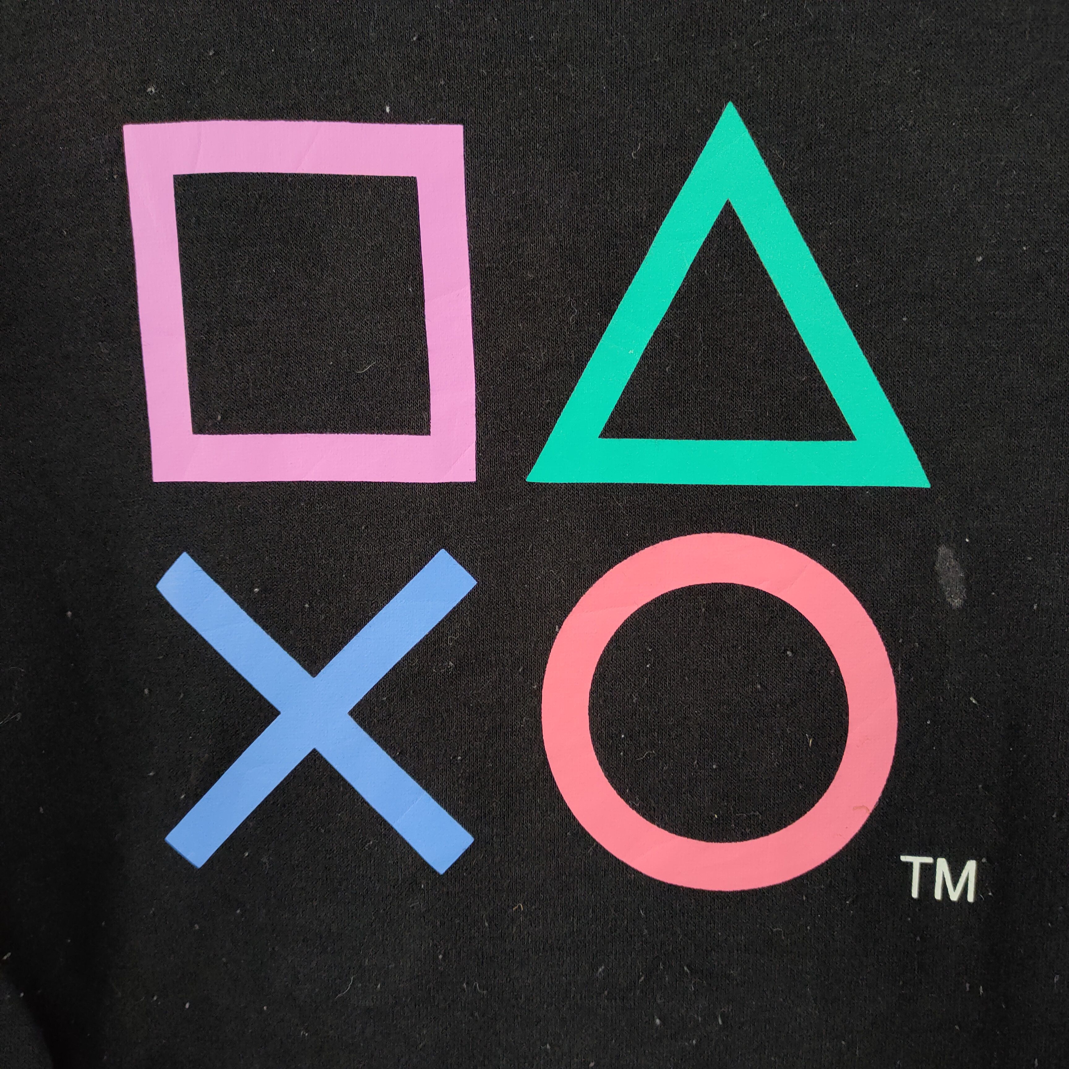 Playstation PLAY STATION BLACK BAGGY SWEATSHIRT HOODIES Size US M / EU 48-50 / 2 - 3 Thumbnail