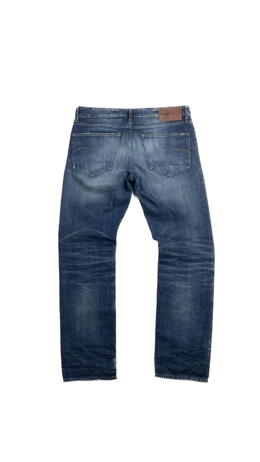 G-Star G-Star Raw 3301 Straight Dark Blue Jeans Y2K Men 34 x 34 Size US 34 / EU 50 - 3 Thumbnail