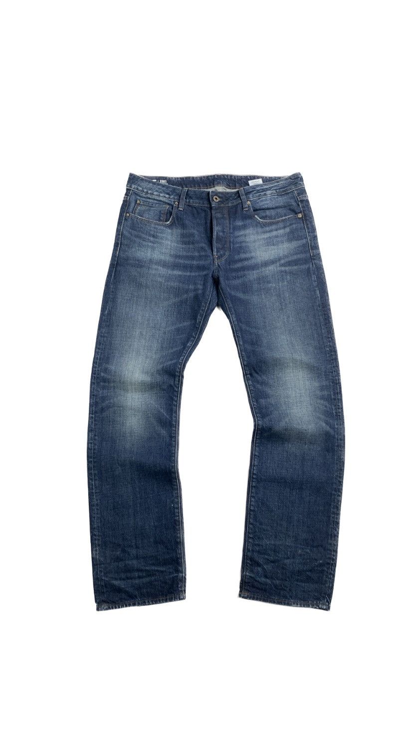 G-Star G-Star Raw 3301 Straight Dark Blue Jeans Y2K Men 34 x 34 Size US 34 / EU 50 - 1 Thumbnail