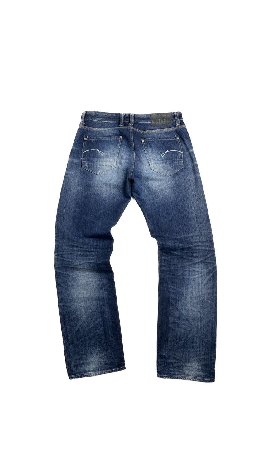G-Star G-Star Raw 3301 Jeans Men Y2K Washed Style Jeans Size US 33 - 3 Thumbnail