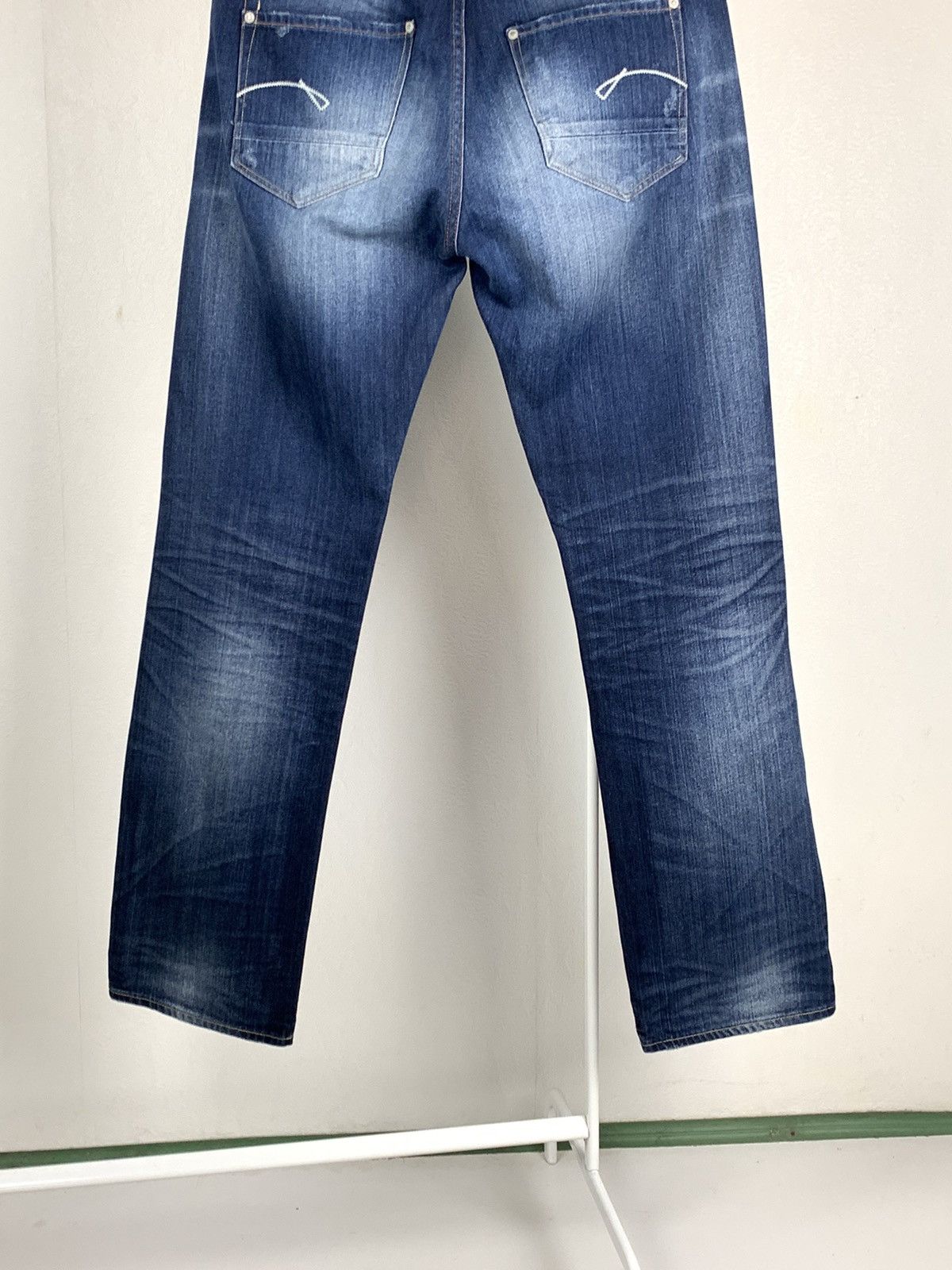 G-Star G-Star Raw 3301 Jeans Men Y2K Washed Style Jeans Size US 33 - 11 Thumbnail