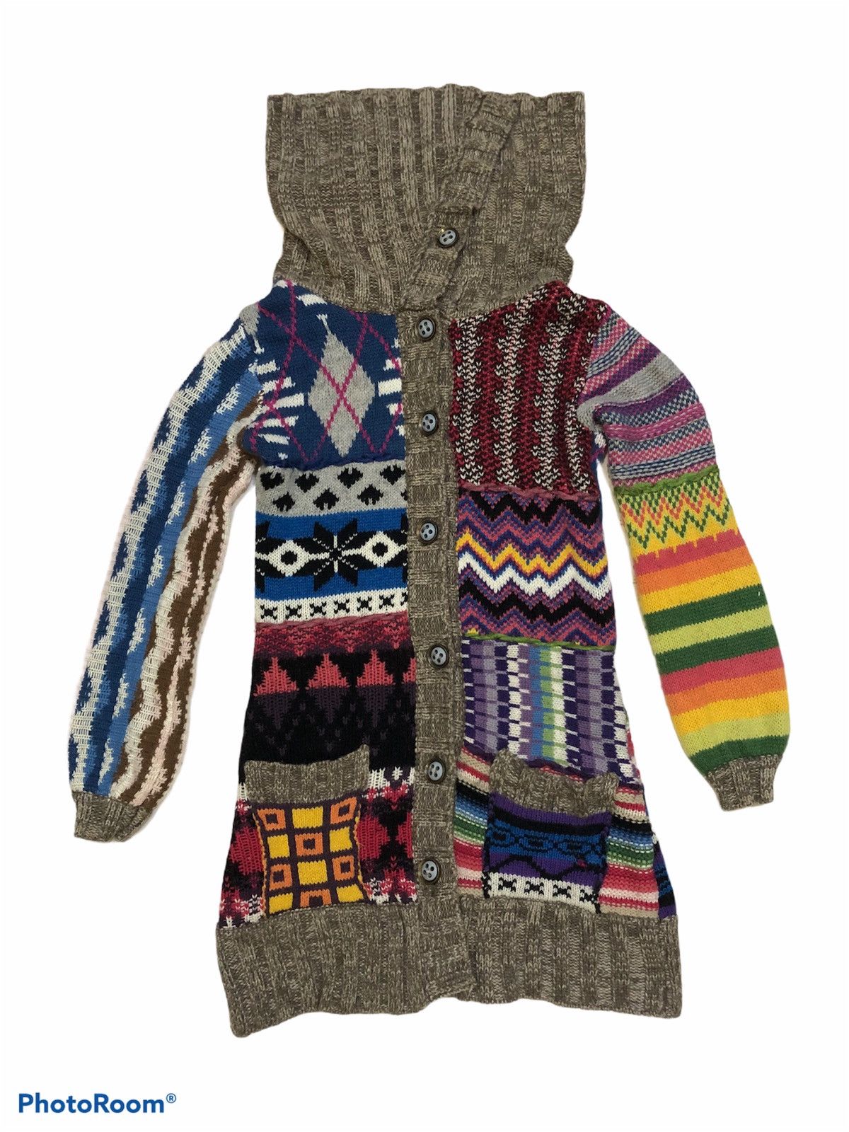 Other RARE multicolour long Knitwear / Cardigan like Coogi Size US M / EU 48-50 / 2 - 1 Thumbnail