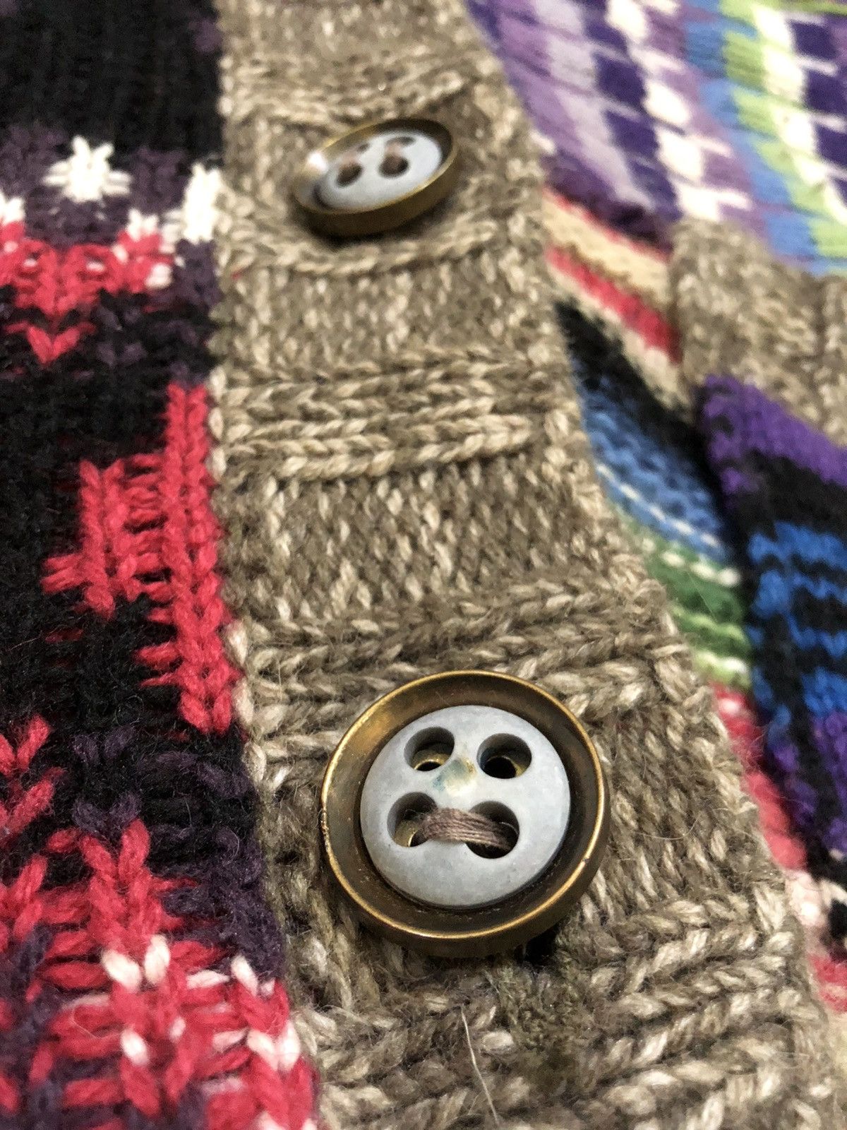 Other RARE multicolour long Knitwear / Cardigan like Coogi Size US M / EU 48-50 / 2 - 7 Thumbnail