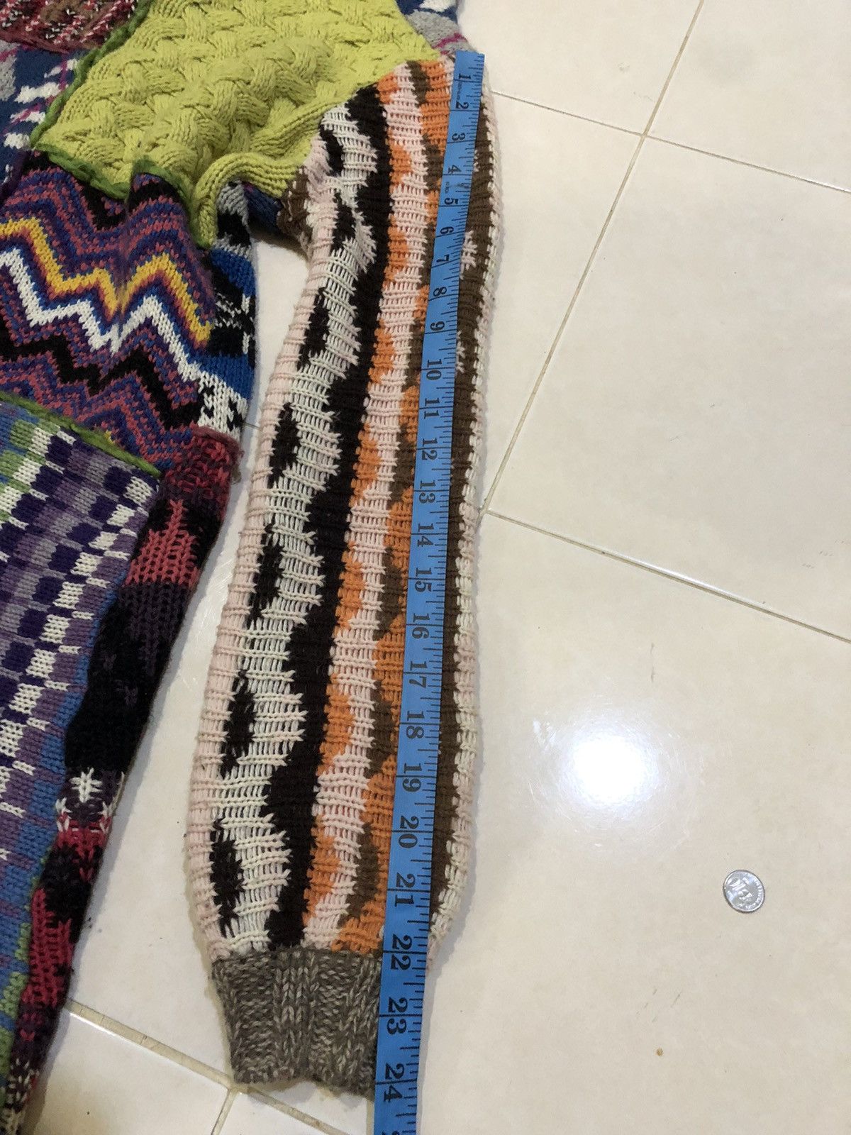 Other RARE multicolour long Knitwear / Cardigan like Coogi Size US M / EU 48-50 / 2 - 17 Thumbnail