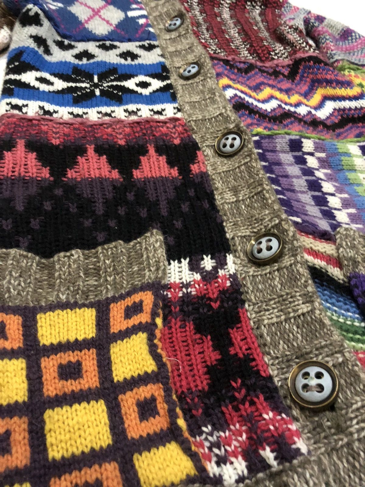 Other RARE multicolour long Knitwear / Cardigan like Coogi Size US M / EU 48-50 / 2 - 5 Thumbnail