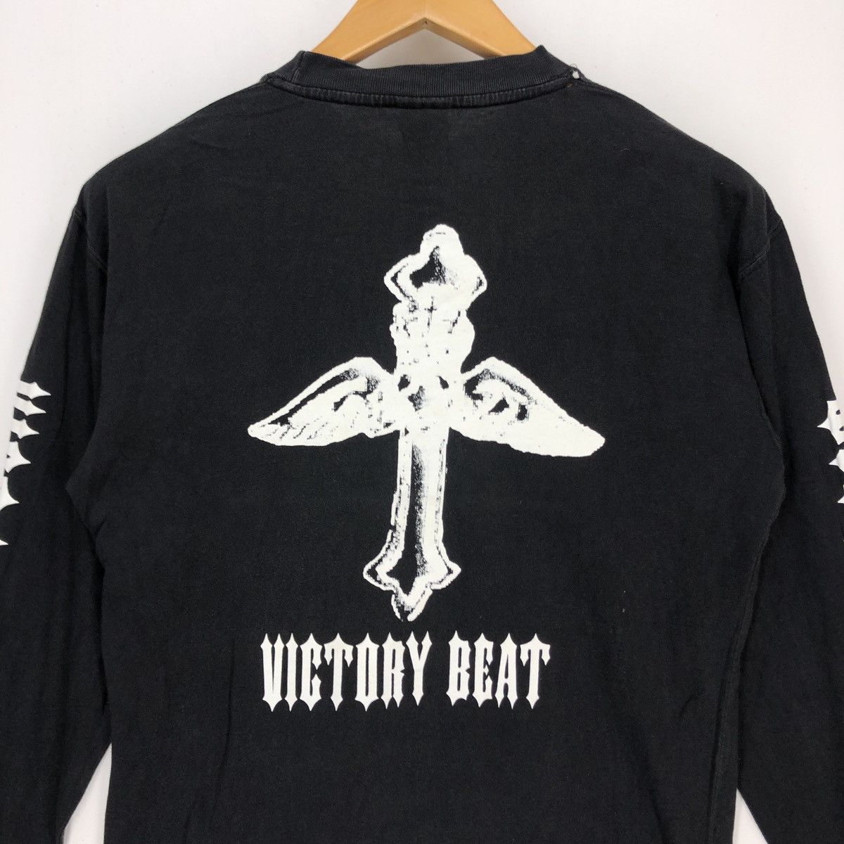 Japanese Brand VICTORY BEAT Long Sleeve T Shirt #1065-37 Size US M / EU 48-50 / 2 - 2 Thumbnail