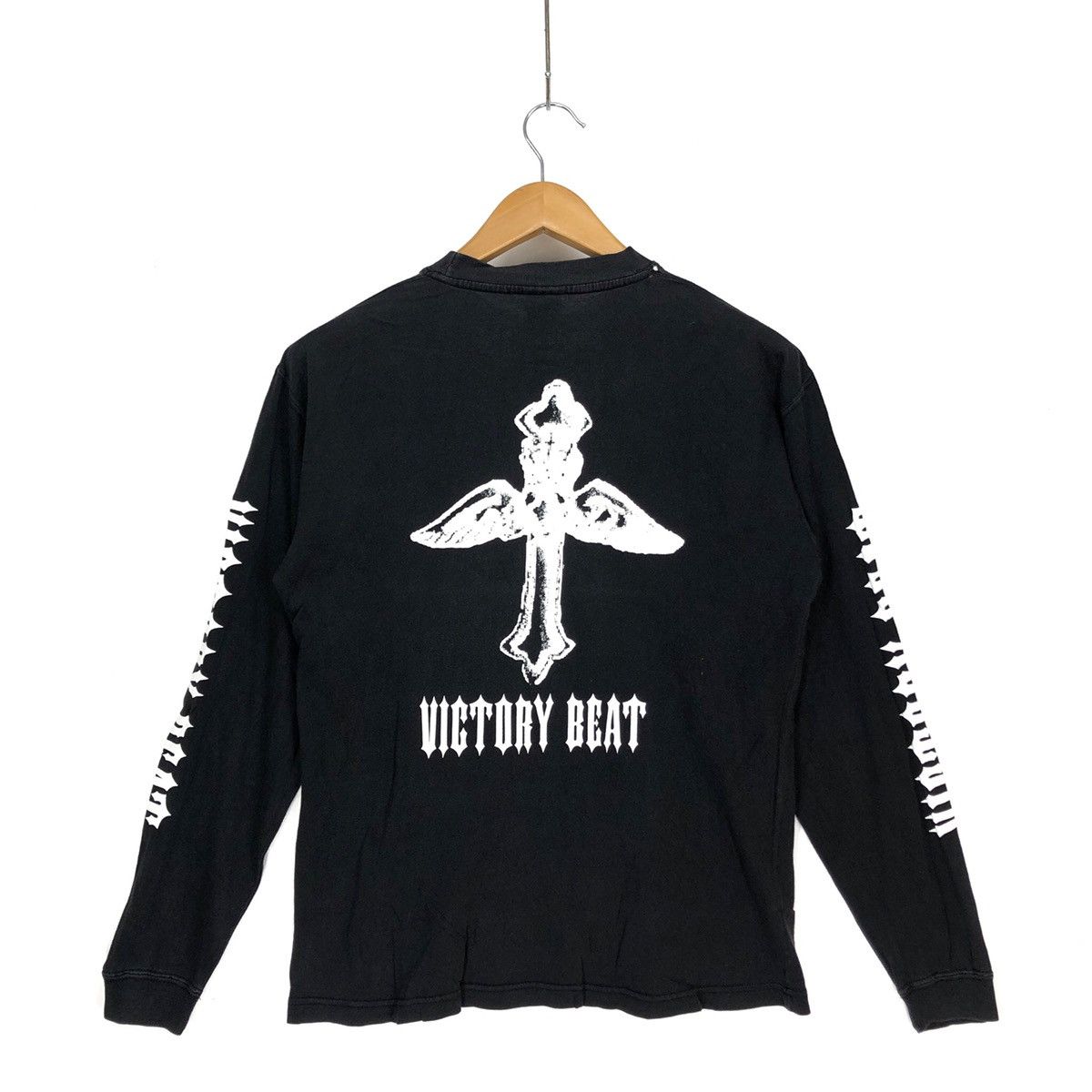Japanese Brand VICTORY BEAT Long Sleeve T Shirt #1065-37 Size US M / EU 48-50 / 2 - 1 Thumbnail