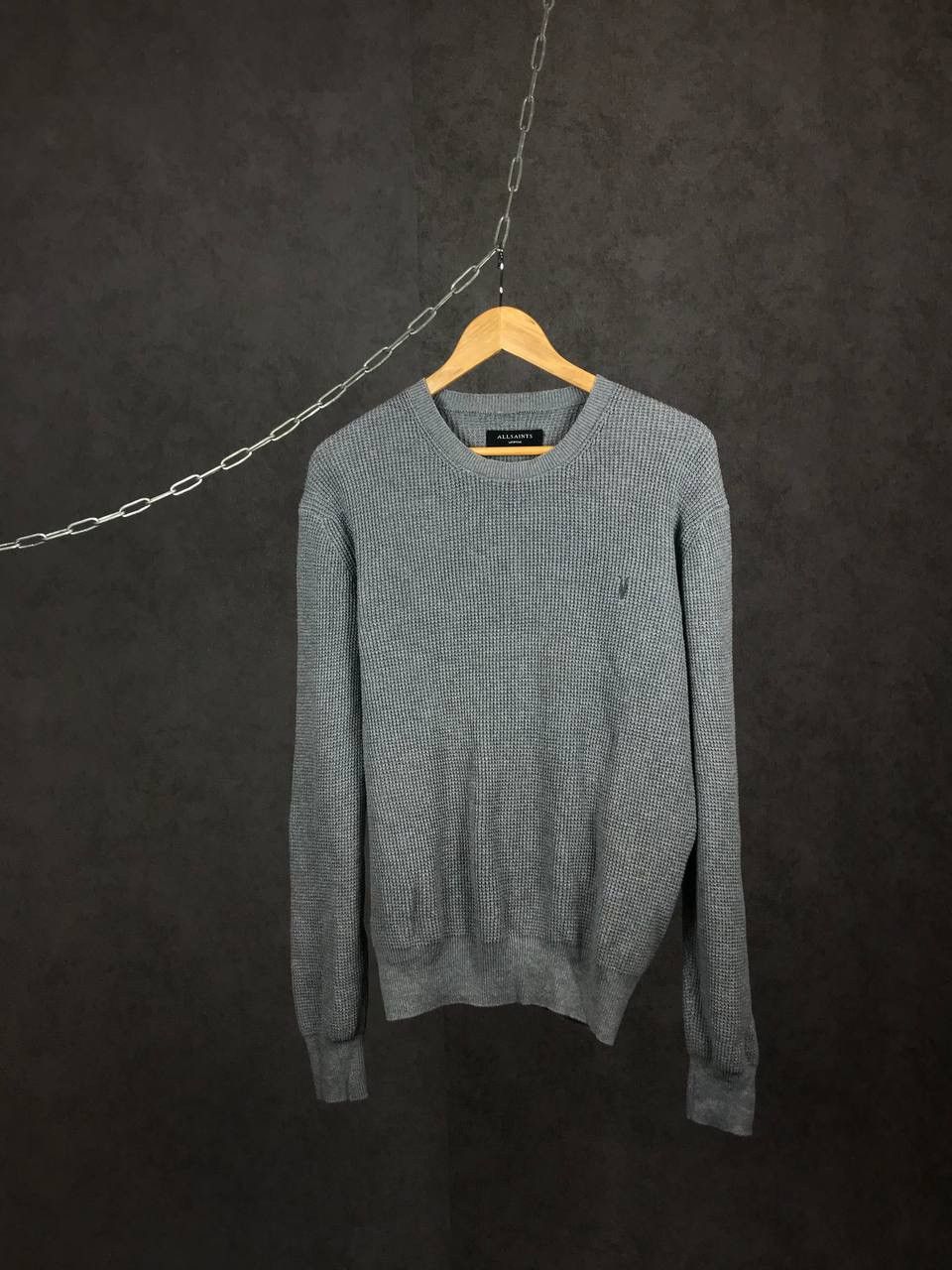 Allsaints Allsaints luxury streetwear gray sweater Size US M / EU 48-50 / 2 - 1 Thumbnail