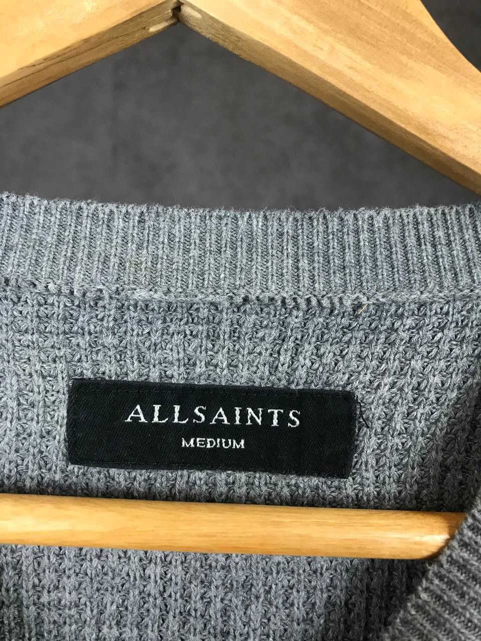 Allsaints Allsaints luxury streetwear gray sweater Size US M / EU 48-50 / 2 - 3 Thumbnail