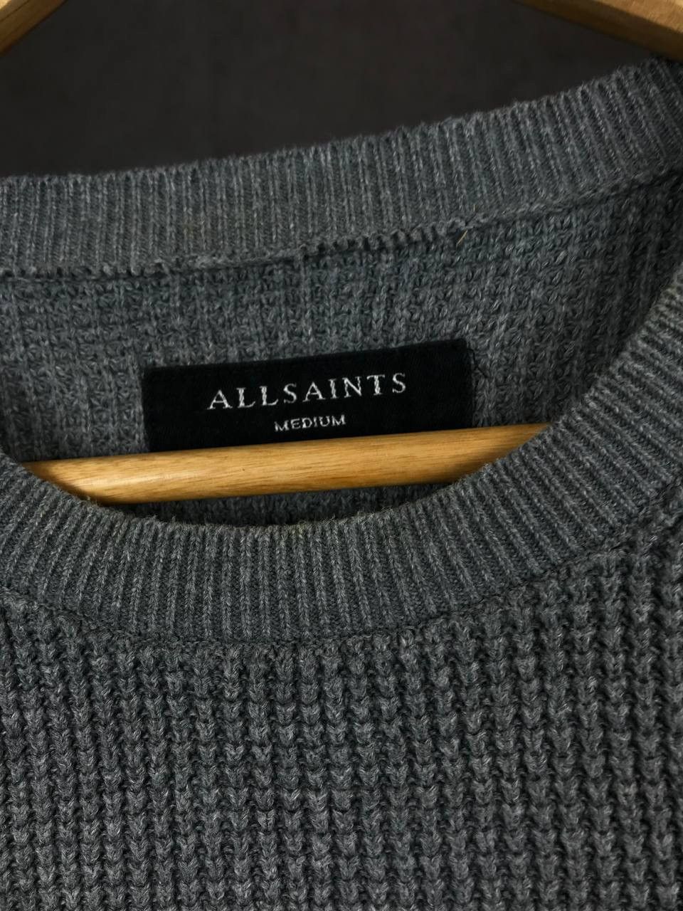 Allsaints Allsaints luxury streetwear gray sweater Size US M / EU 48-50 / 2 - 8 Thumbnail