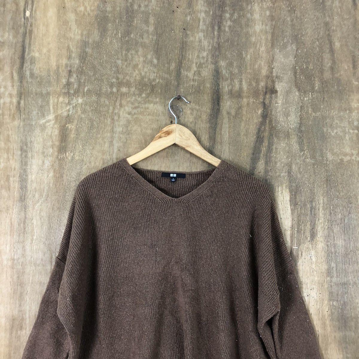 Japanese Brand VINTAGE JAPANESE Faded Brown Baggy knitwear Sweater #050 Size US L / EU 52-54 / 3 - 2 Thumbnail