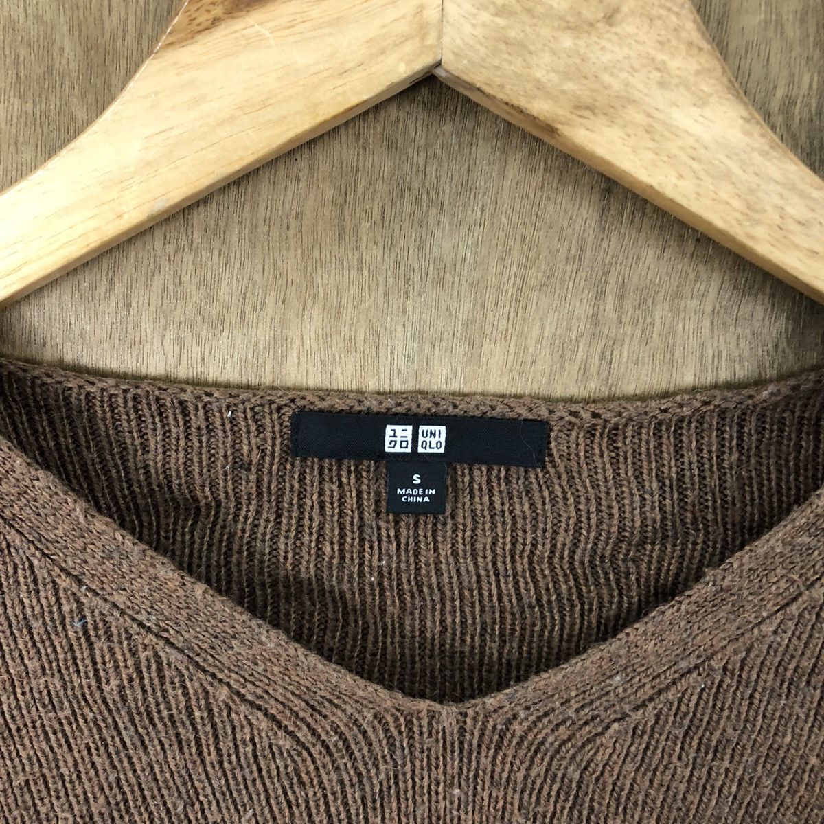 Japanese Brand VINTAGE JAPANESE Faded Brown Baggy knitwear Sweater #050 Size US L / EU 52-54 / 3 - 4 Thumbnail