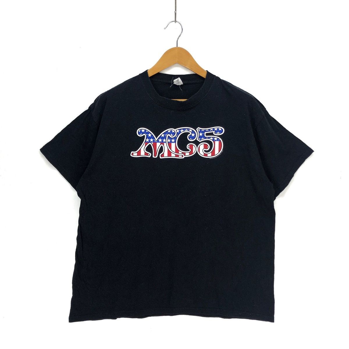 Anvil MC5 MICHAEL DAVIS Crew Neck T Shirt #1276-44 Size US XL / EU 56 / 4 - 1 Thumbnail