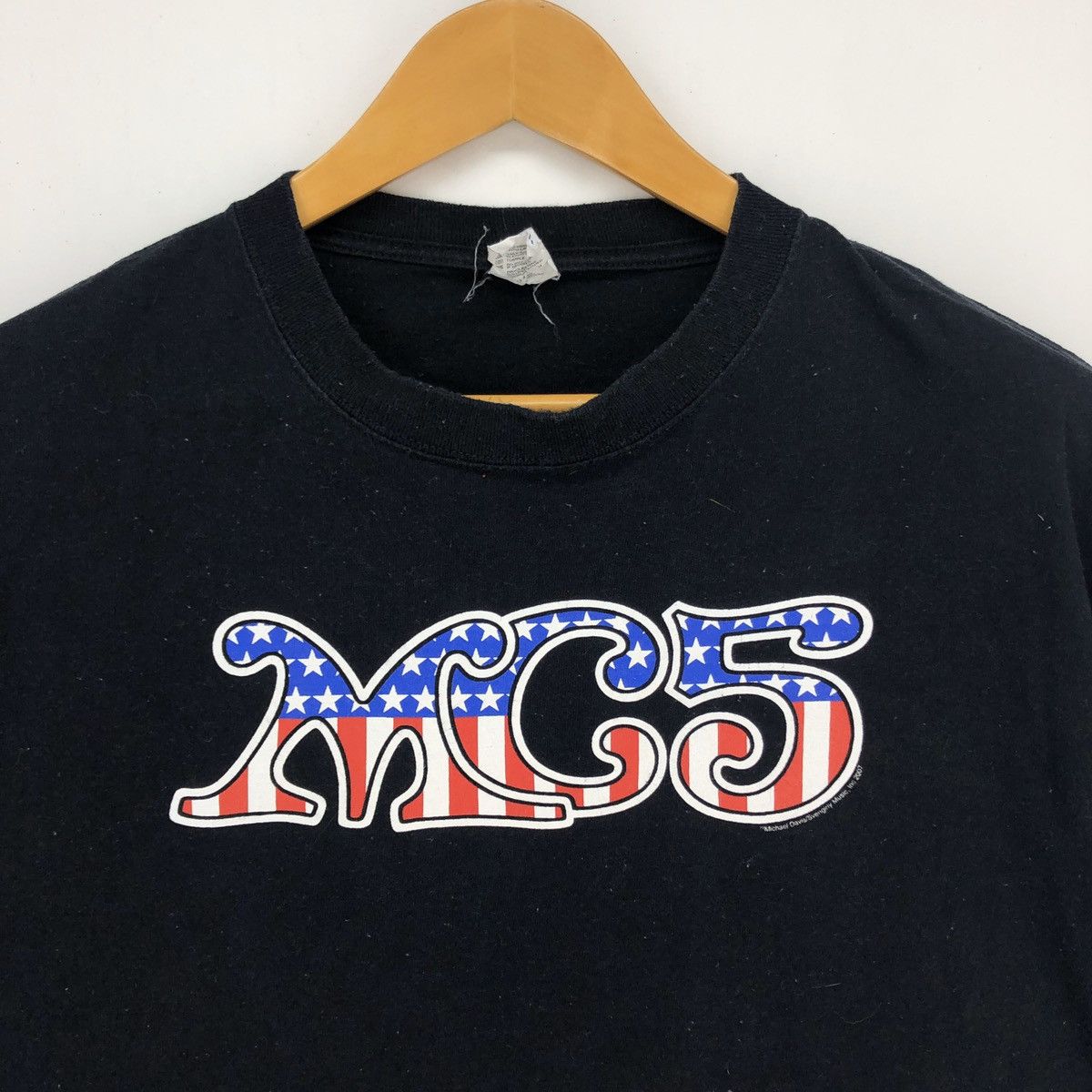 Anvil MC5 MICHAEL DAVIS Crew Neck T Shirt #1276-44 Size US XL / EU 56 / 4 - 2 Thumbnail