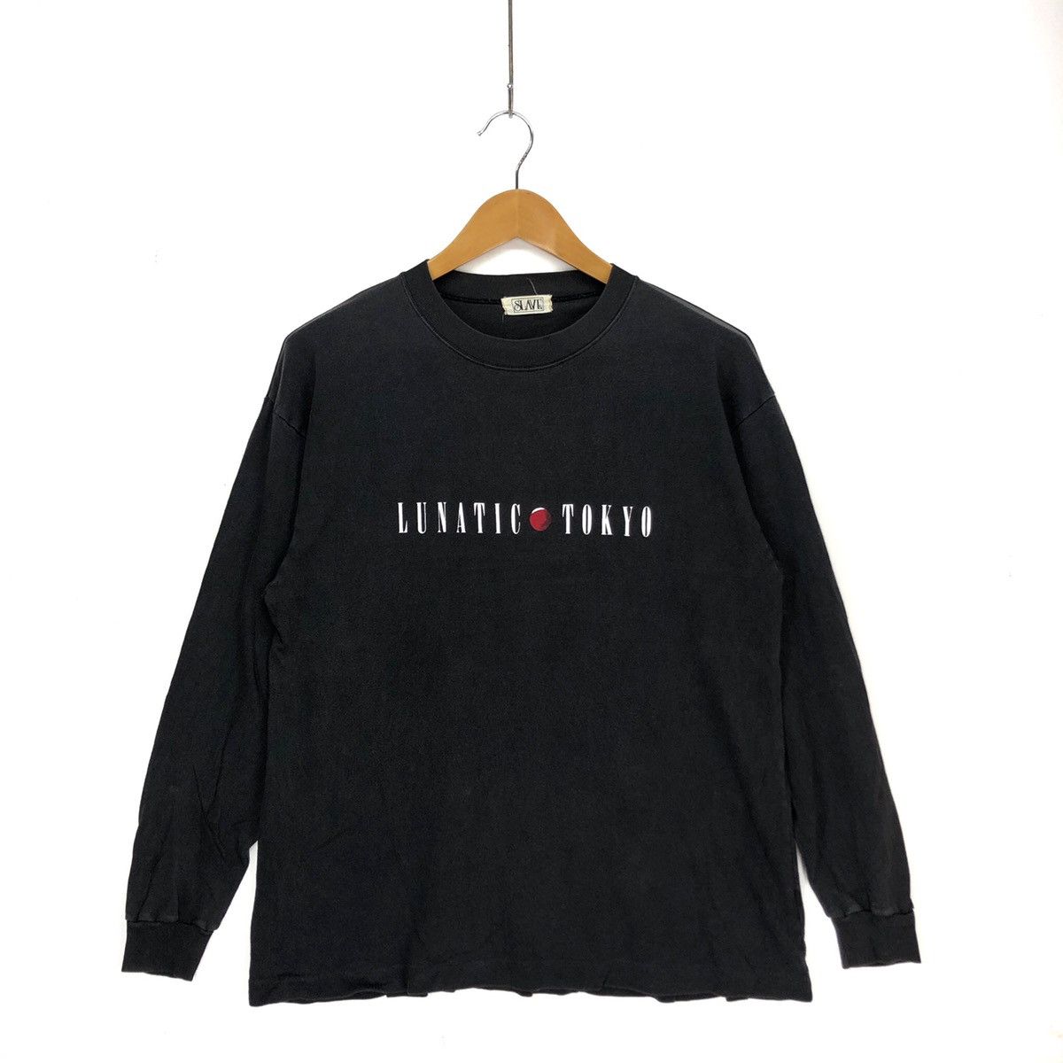 Japanese Brand Vintage LUNATIC TOKYO by SLAVE Long Sleeve T Shirt #1062-37 Size US L / EU 52-54 / 3 - 1 Thumbnail