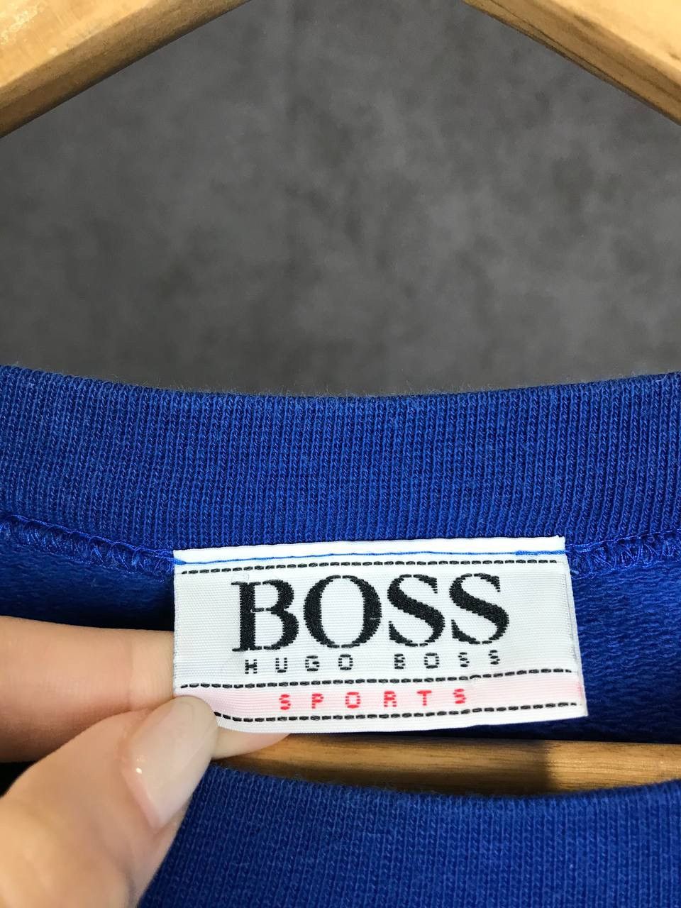 Hugo Boss Boss vintage luxury streetwear sweatshirt Size US XL / EU 56 / 4 - 3 Thumbnail