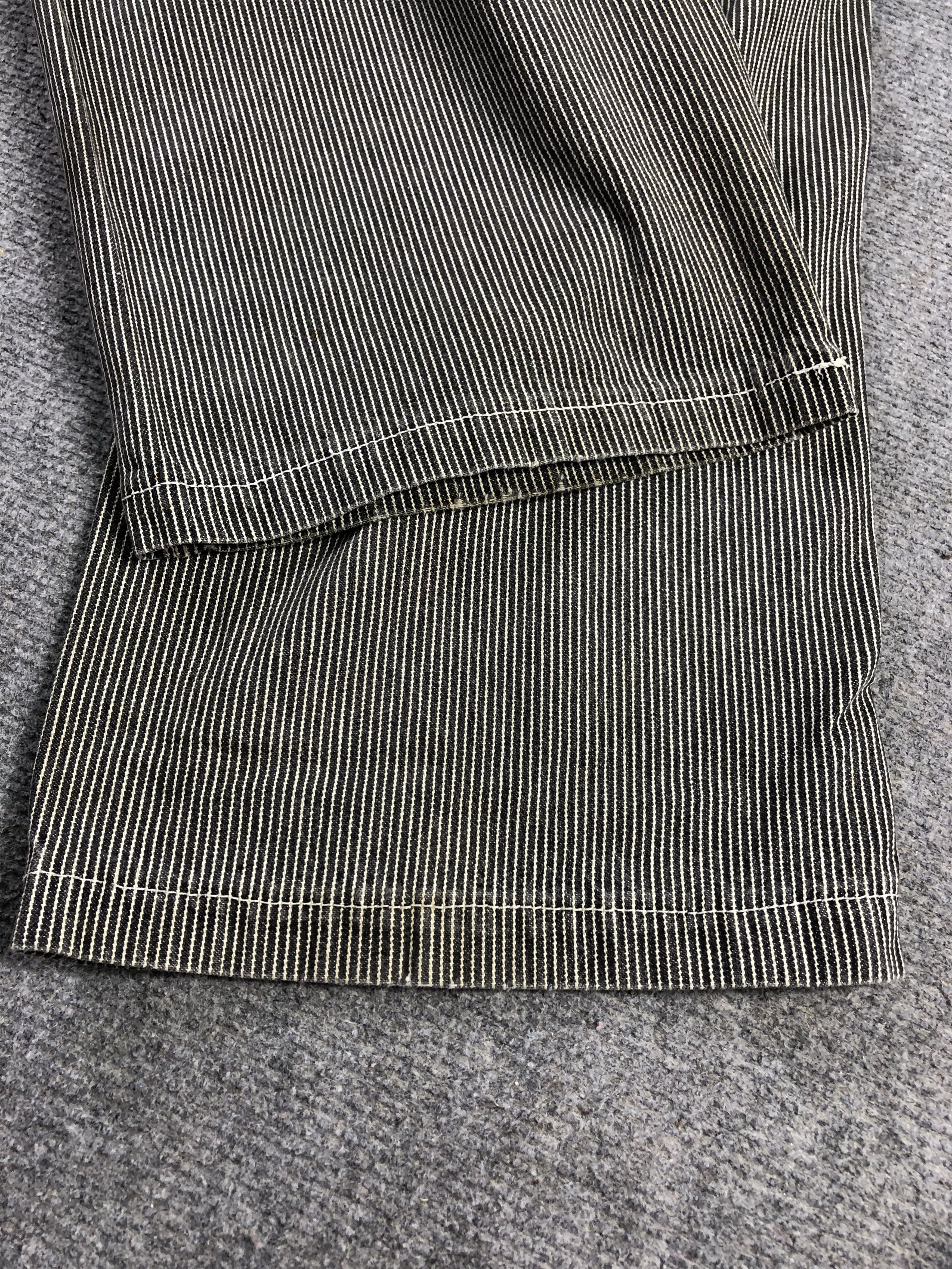 Japanese Brand Dog Man Hickory Striped Cargo Pants Size US 30 / EU 46 - 13 Thumbnail