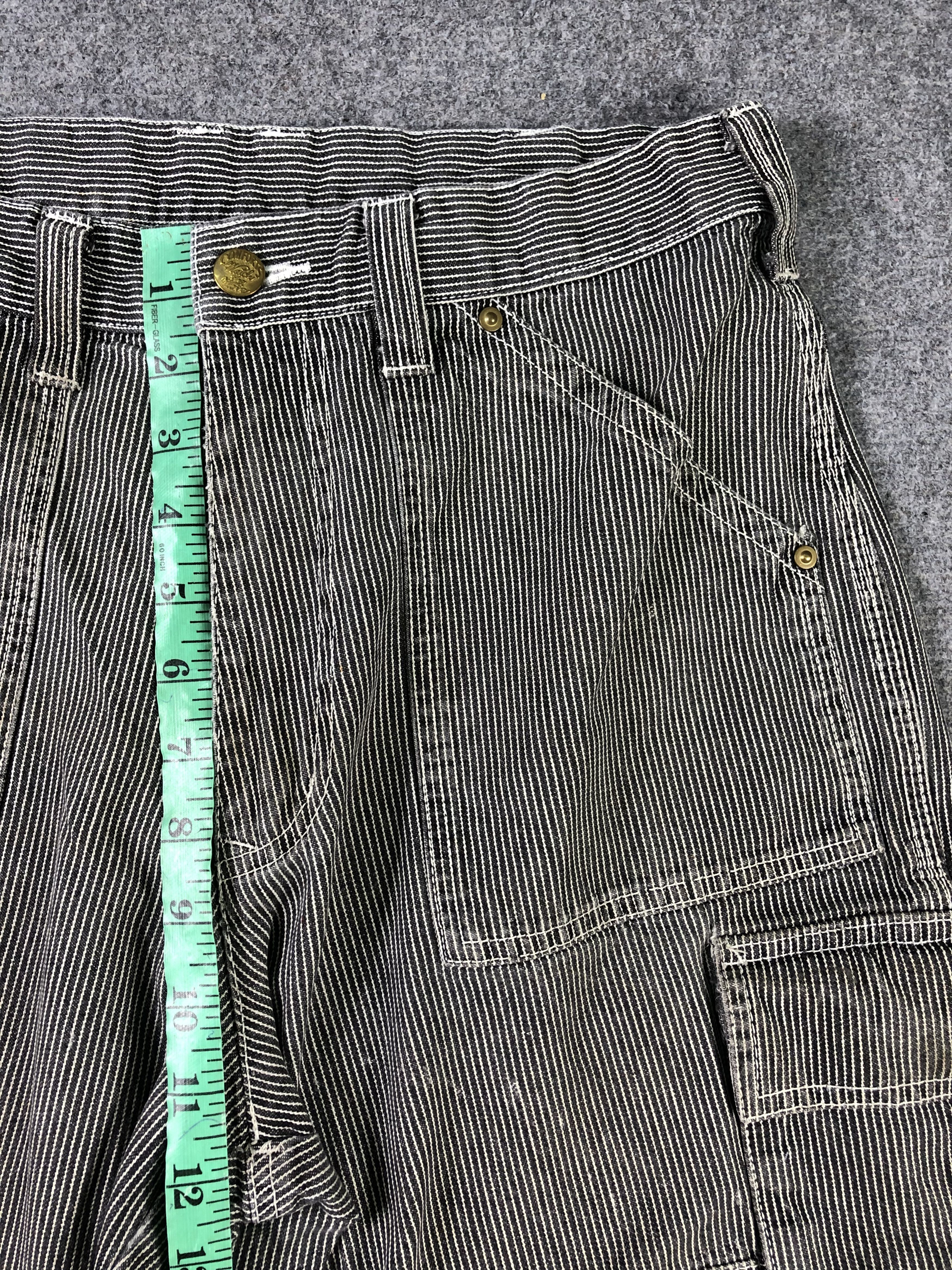 Japanese Brand Dog Man Hickory Striped Cargo Pants Size US 30 / EU 46 - 7 Thumbnail