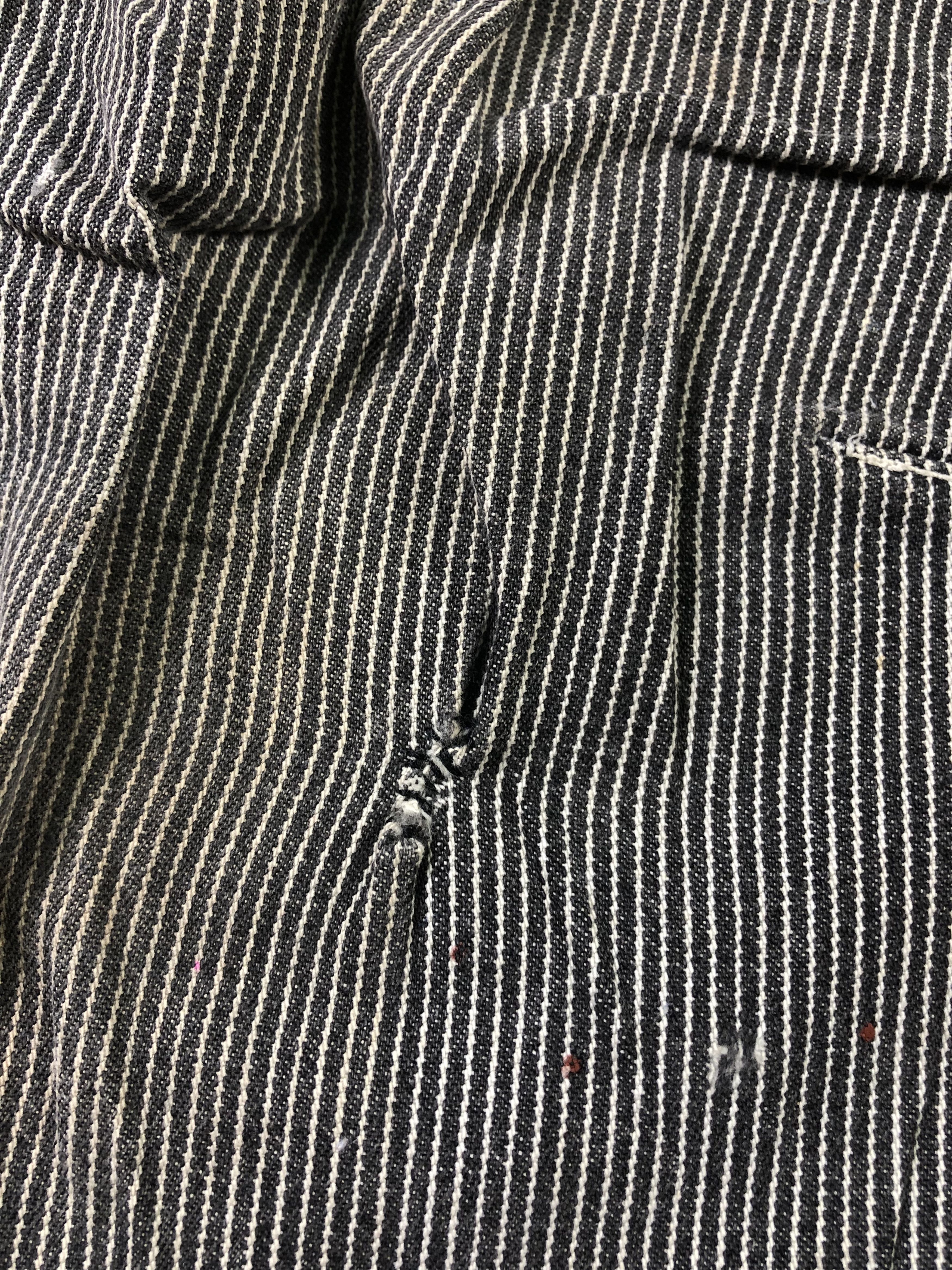 Japanese Brand Dog Man Hickory Striped Cargo Pants Size US 30 / EU 46 - 8 Thumbnail