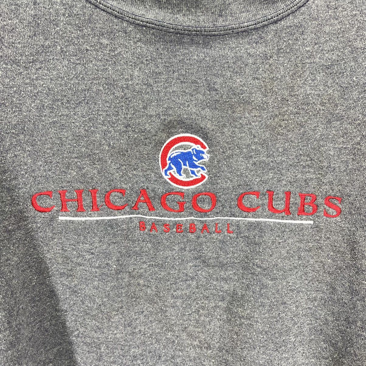 Lee 90s Vintage CHICAGO CUBS BASEBALL Crop Sweatshirt #1258/AR Size XL / US 12-14 / IT 48-50 - 3 Thumbnail