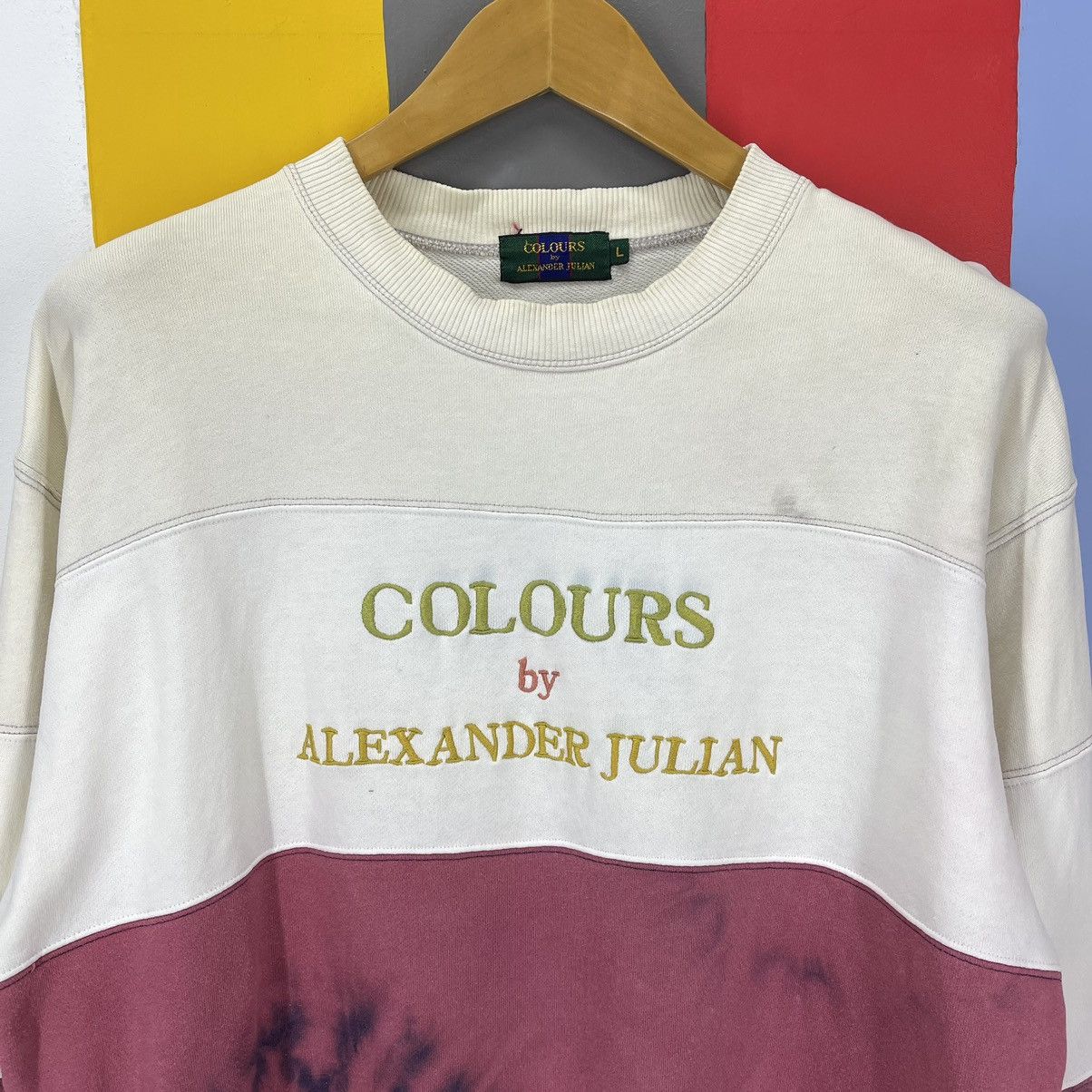 Alexander Julian COLOURS by ALEXANDER JULIAN Crew Neck Sweatshirt #1259/AR Size US L / EU 52-54 / 3 - 2 Thumbnail