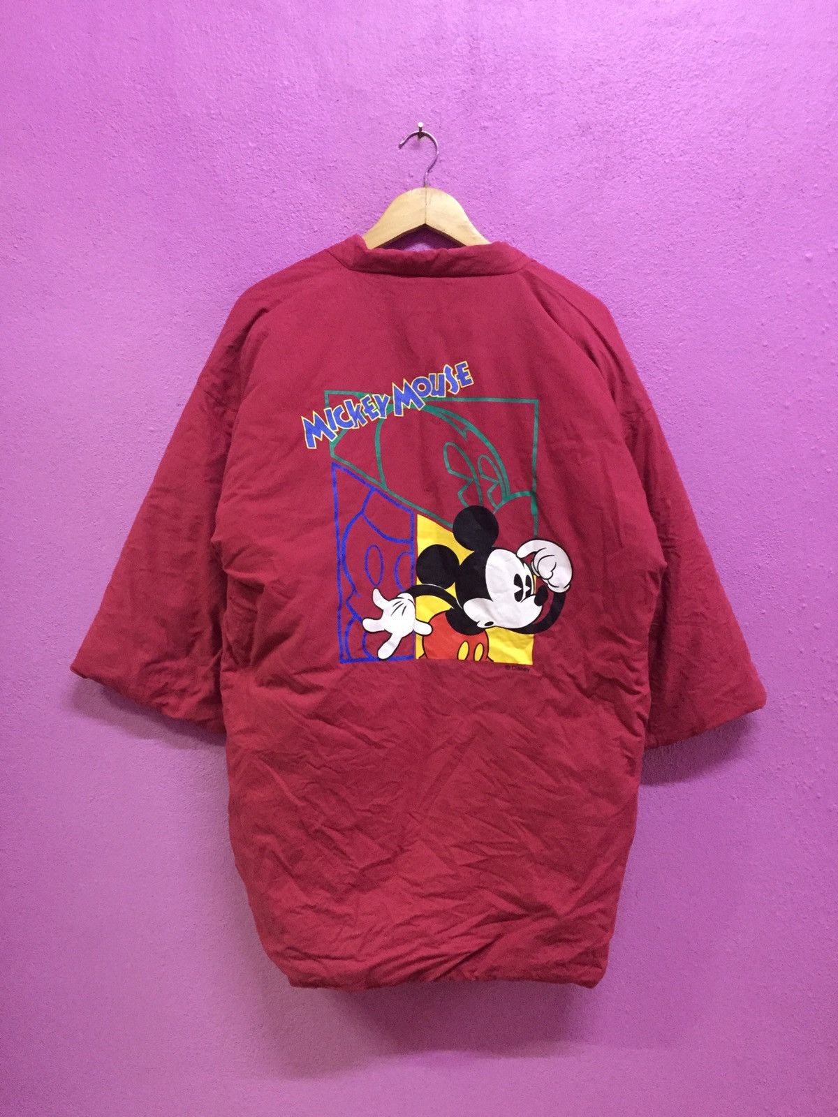 Disney Vintage 90’s Mickey Mouse Kimono Size 38R - 1 Thumbnail
