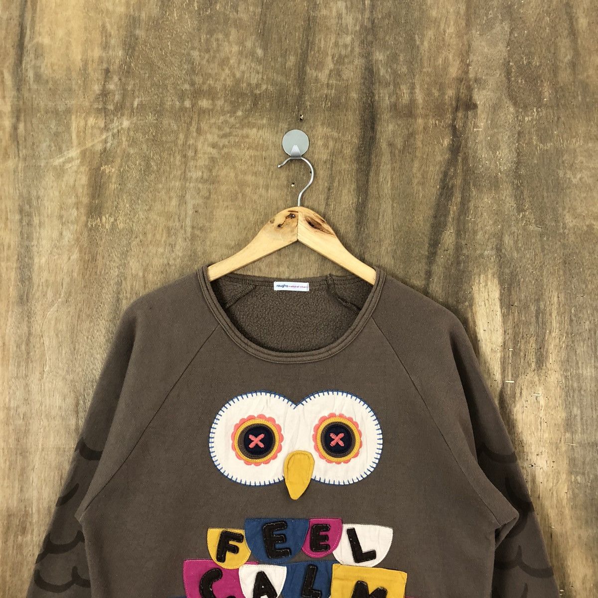 Japanese Brand RARE 💥 Owl bird BROWN SWEATSHIRT Size US M / EU 48-50 / 2 - 2 Thumbnail