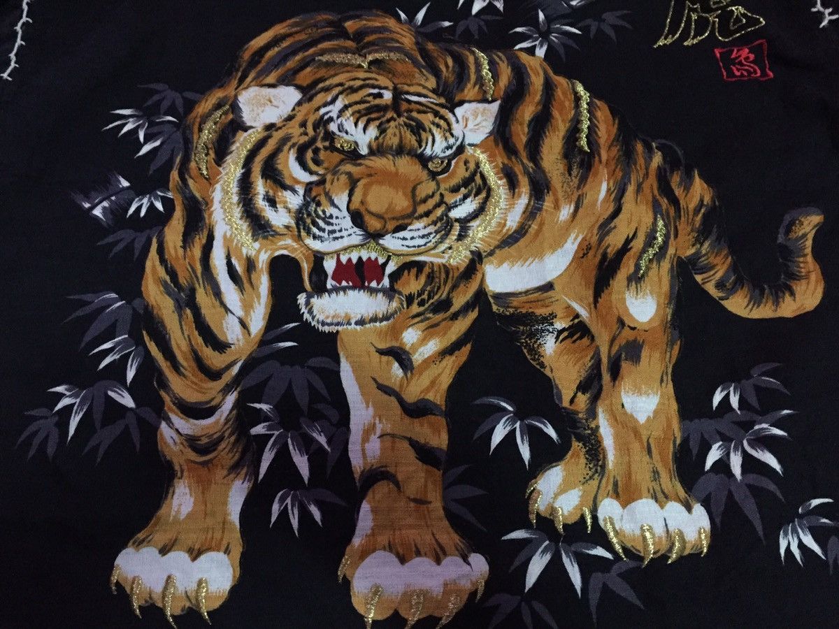 Japanese Brand Japanese Kimono Tiger Size 38R - 3 Thumbnail
