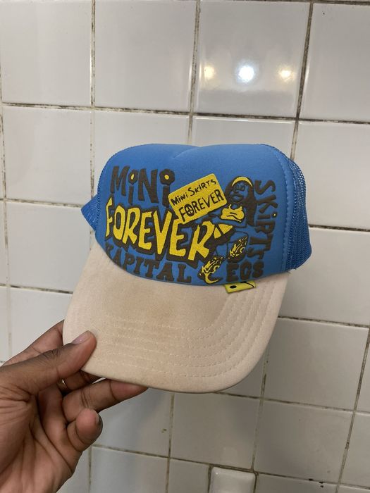 Kapital Kapital “Mini Skirts Forever” Trucker Hat | Grailed