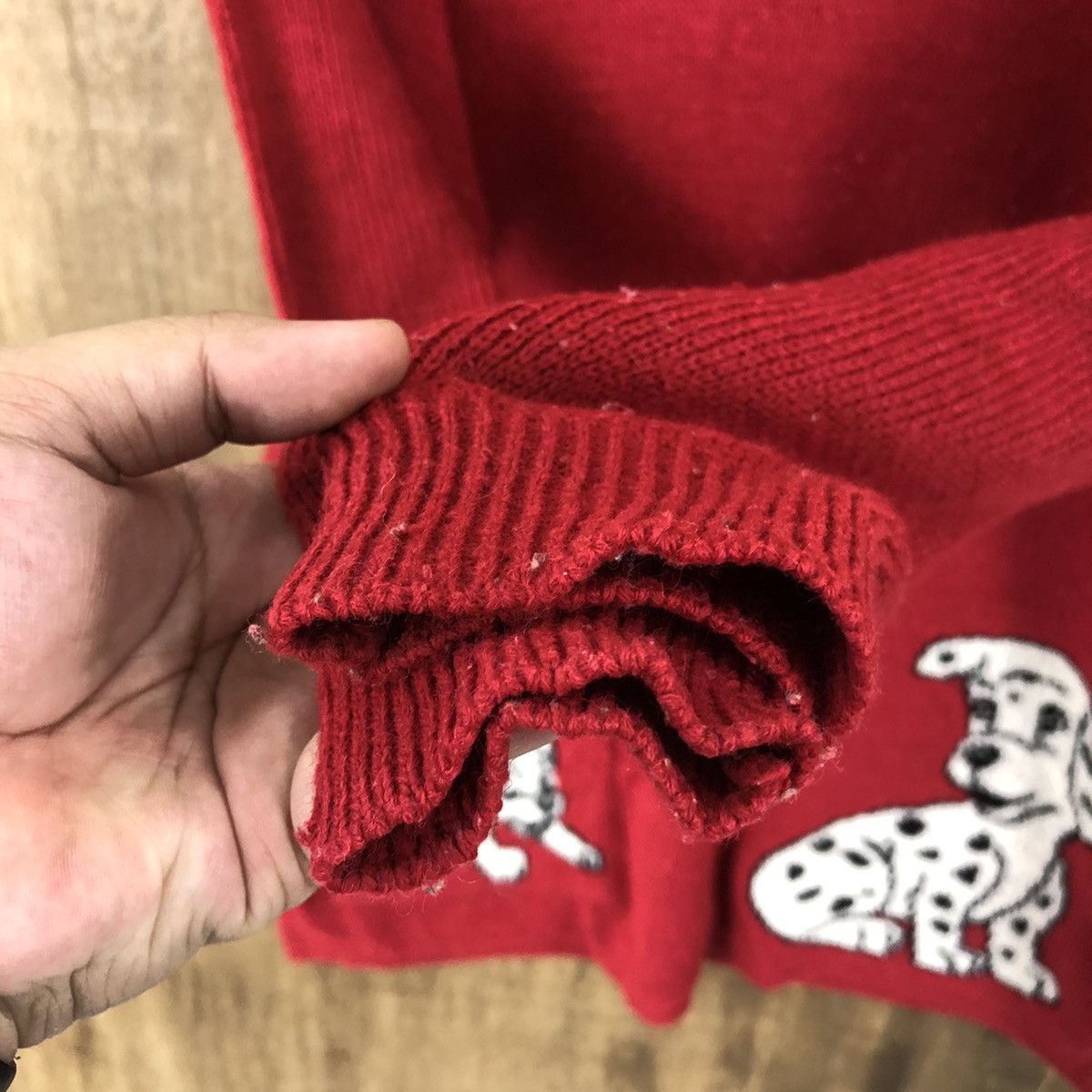 Aran Isles Knitwear Meilleur Dog Red Sweater Knitwear #002 Size US L / EU 52-54 / 3 - 6 Thumbnail