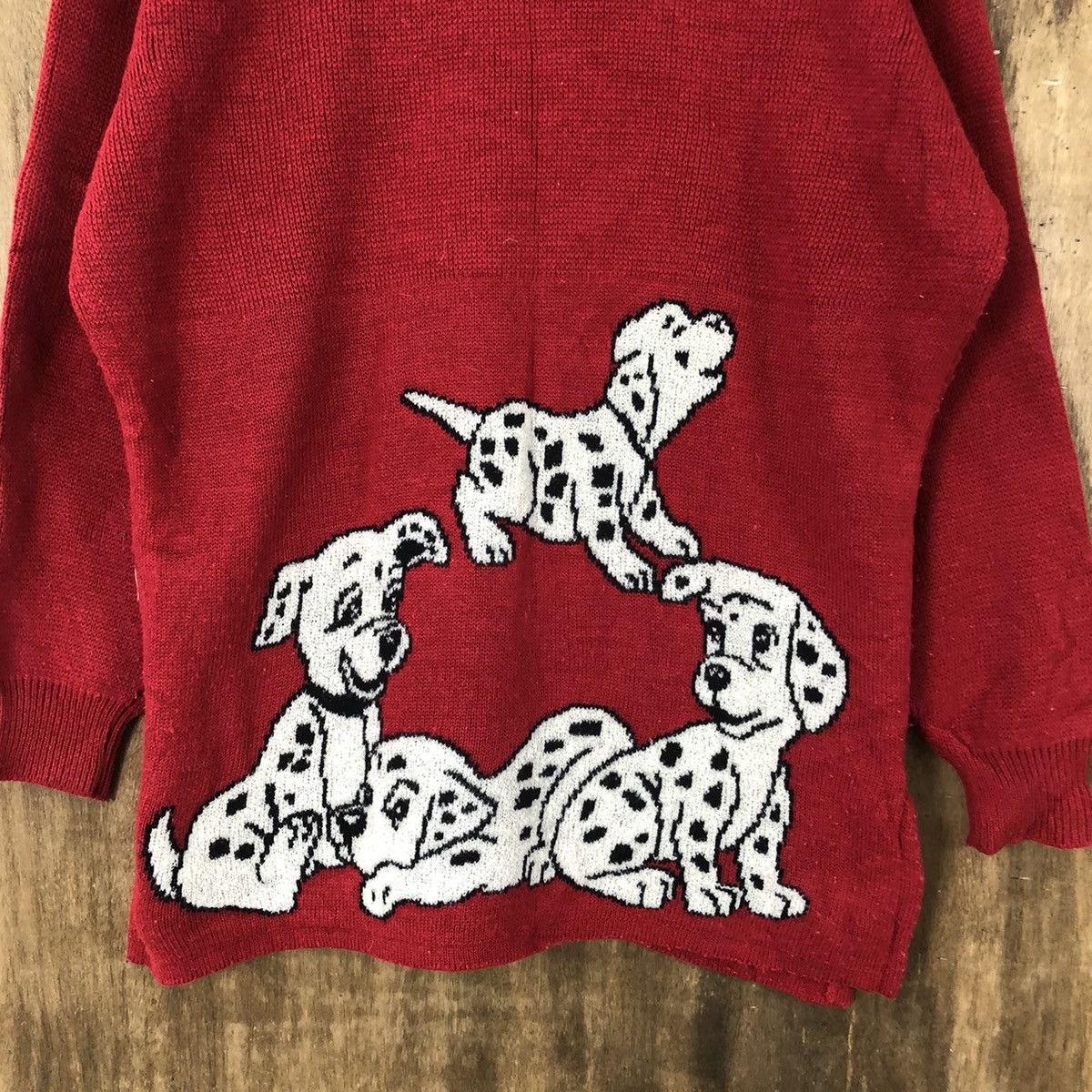 Aran Isles Knitwear Meilleur Dog Red Sweater Knitwear #002 Size US L / EU 52-54 / 3 - 10 Thumbnail