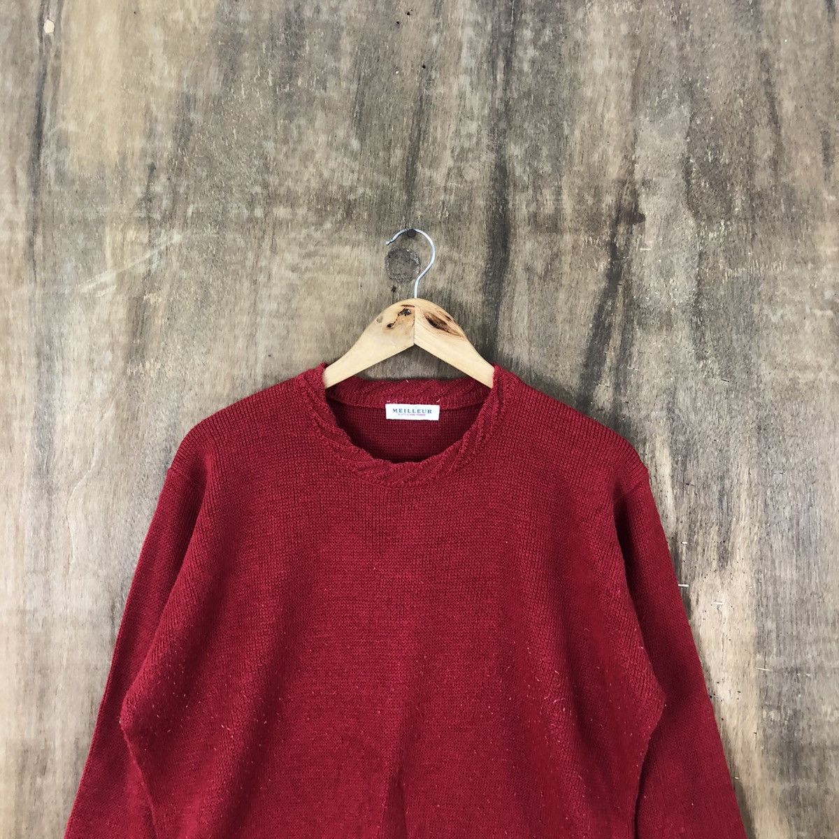 Aran Isles Knitwear Meilleur Dog Red Sweater Knitwear #002 Size US L / EU 52-54 / 3 - 2 Thumbnail