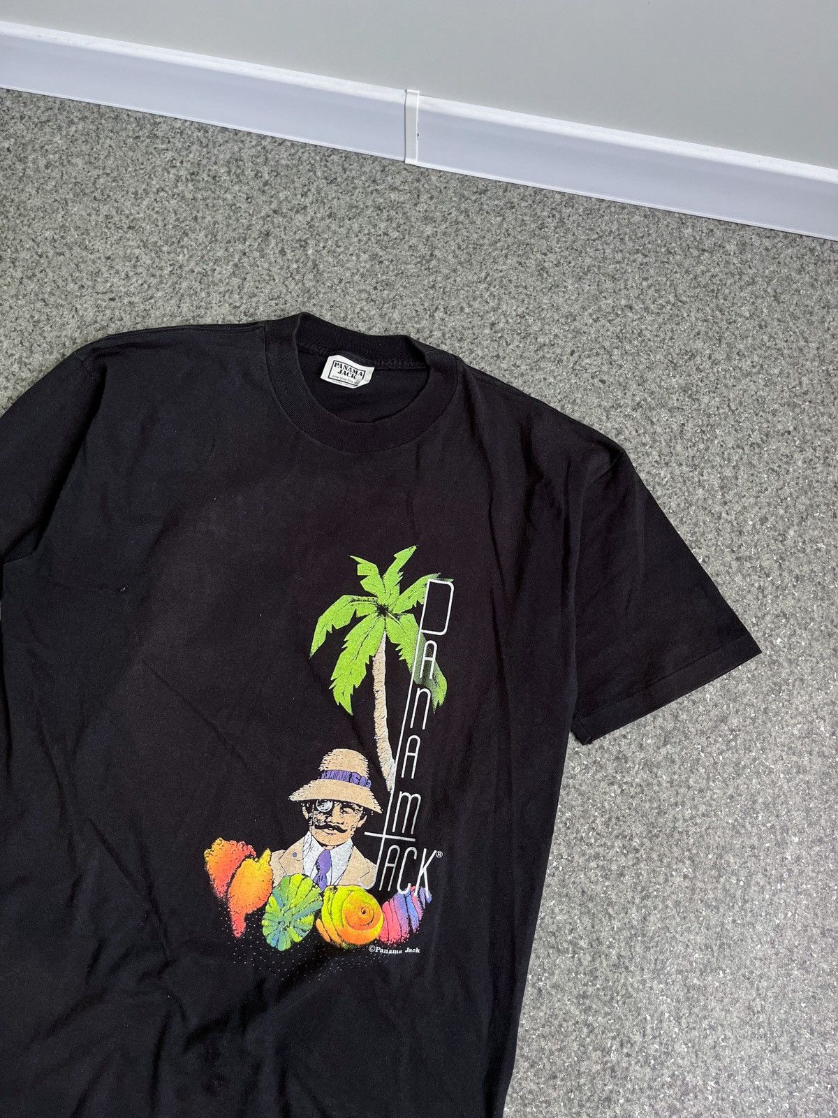Panama Jack × Vintage VINTAGE RARE MADE IN USA PANAMA JACK TEE ONE SIZE Size US L / EU 52-54 / 3 - 3 Thumbnail