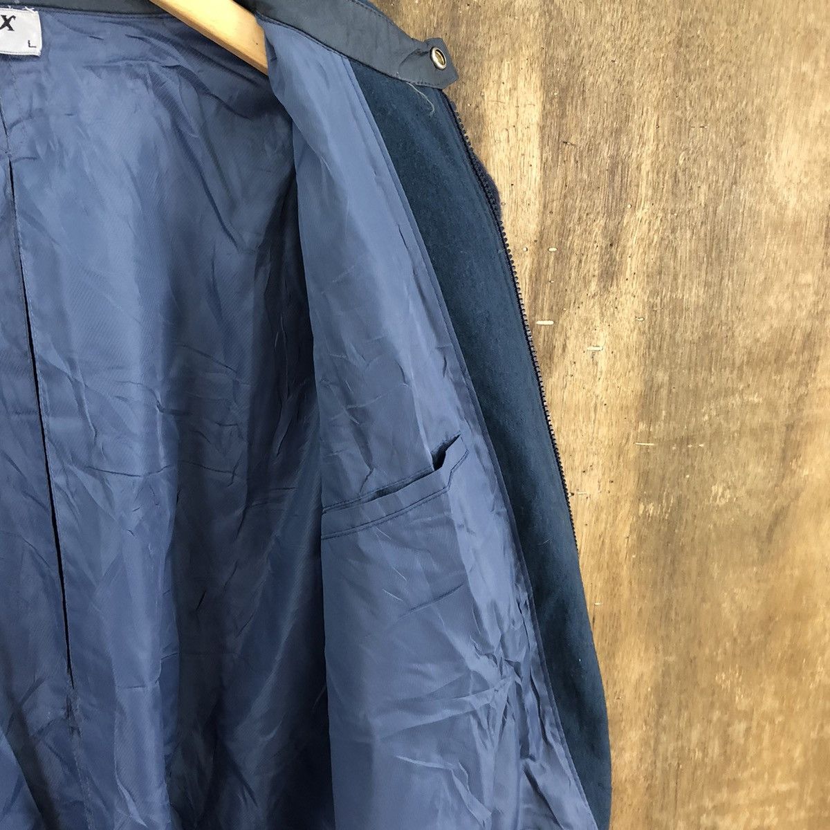 Japanese Brand Vintage Rollex Dark Blue Wool Varsity Jacket #1851 Size US L / EU 52-54 / 3 - 10 Thumbnail