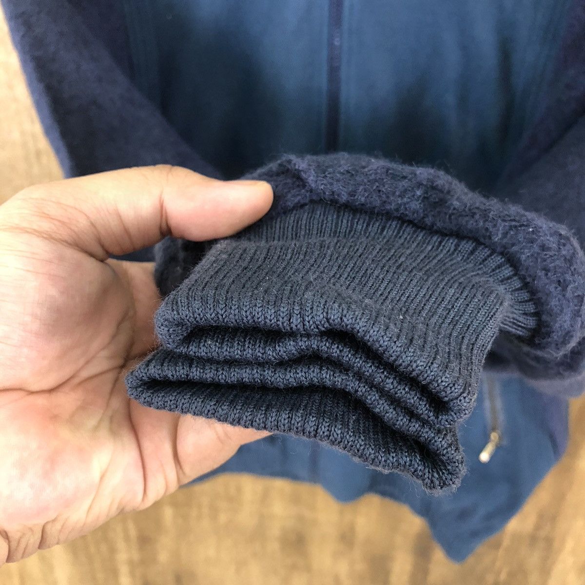 Japanese Brand Vintage Rollex Dark Blue Wool Varsity Jacket #1851 Size US L / EU 52-54 / 3 - 6 Thumbnail