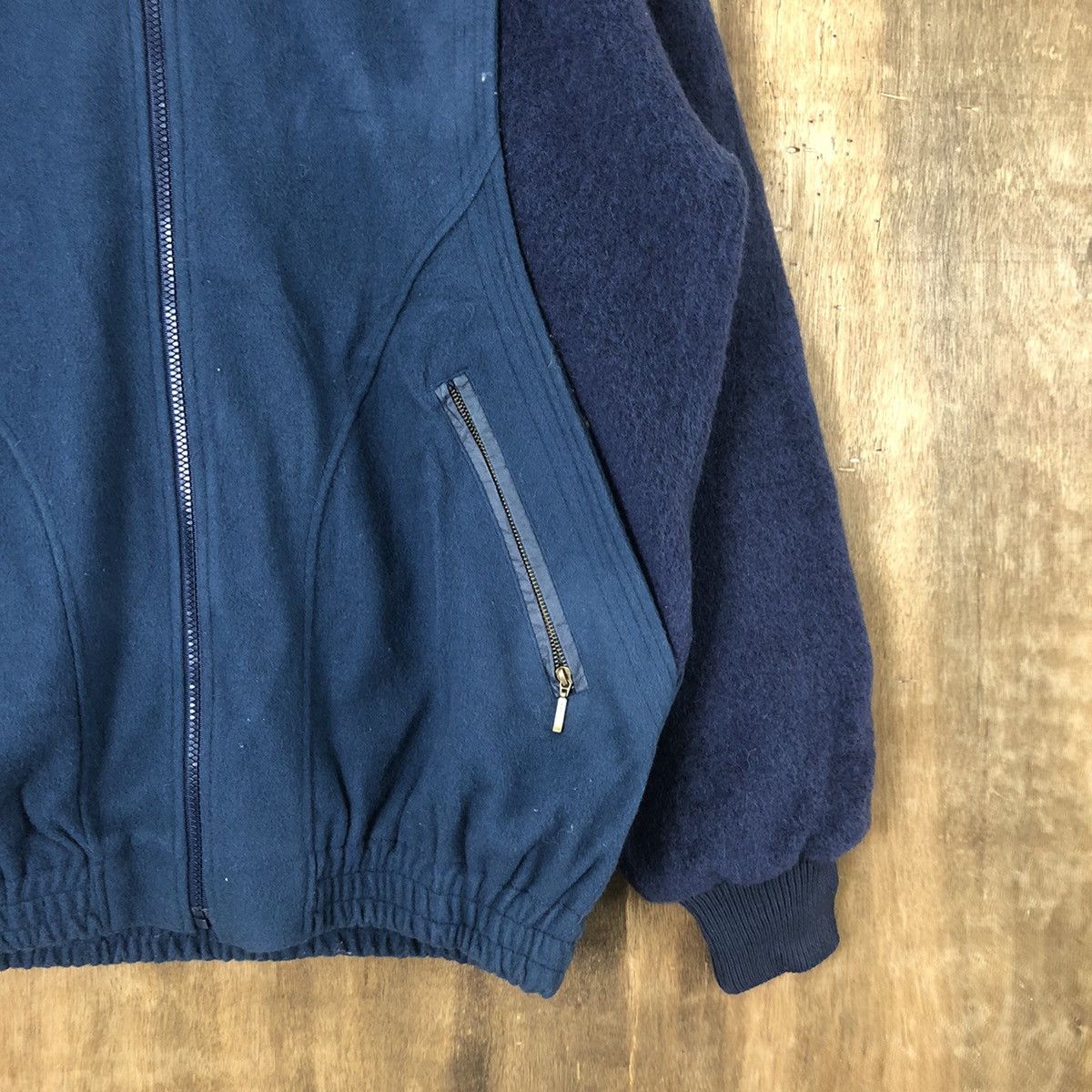 Japanese Brand Vintage Rollex Dark Blue Wool Varsity Jacket #1851 Size US L / EU 52-54 / 3 - 5 Thumbnail