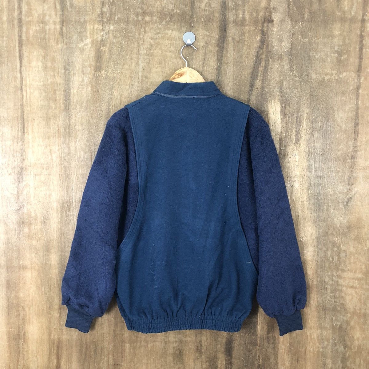 Japanese Brand Vintage Rollex Dark Blue Wool Varsity Jacket #1851 Size US L / EU 52-54 / 3 - 11 Thumbnail