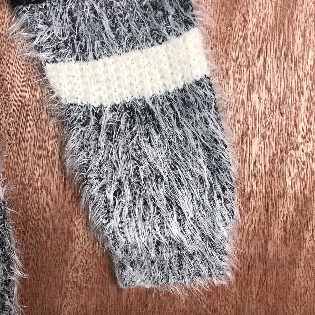 OVER THE STRiPES JAPAN INGNI STRIPED MOHAIR KNITWEAR SWEATER Size US M / EU 48-50 / 2 - 4 Thumbnail
